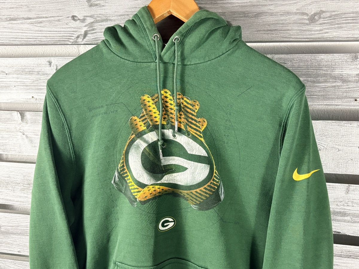 Nike Nike Green Bay Packers Sweatshirt Mens M Hoodie Gloves Size US M / EU 48-50 / 2 - 2 Thumbnail