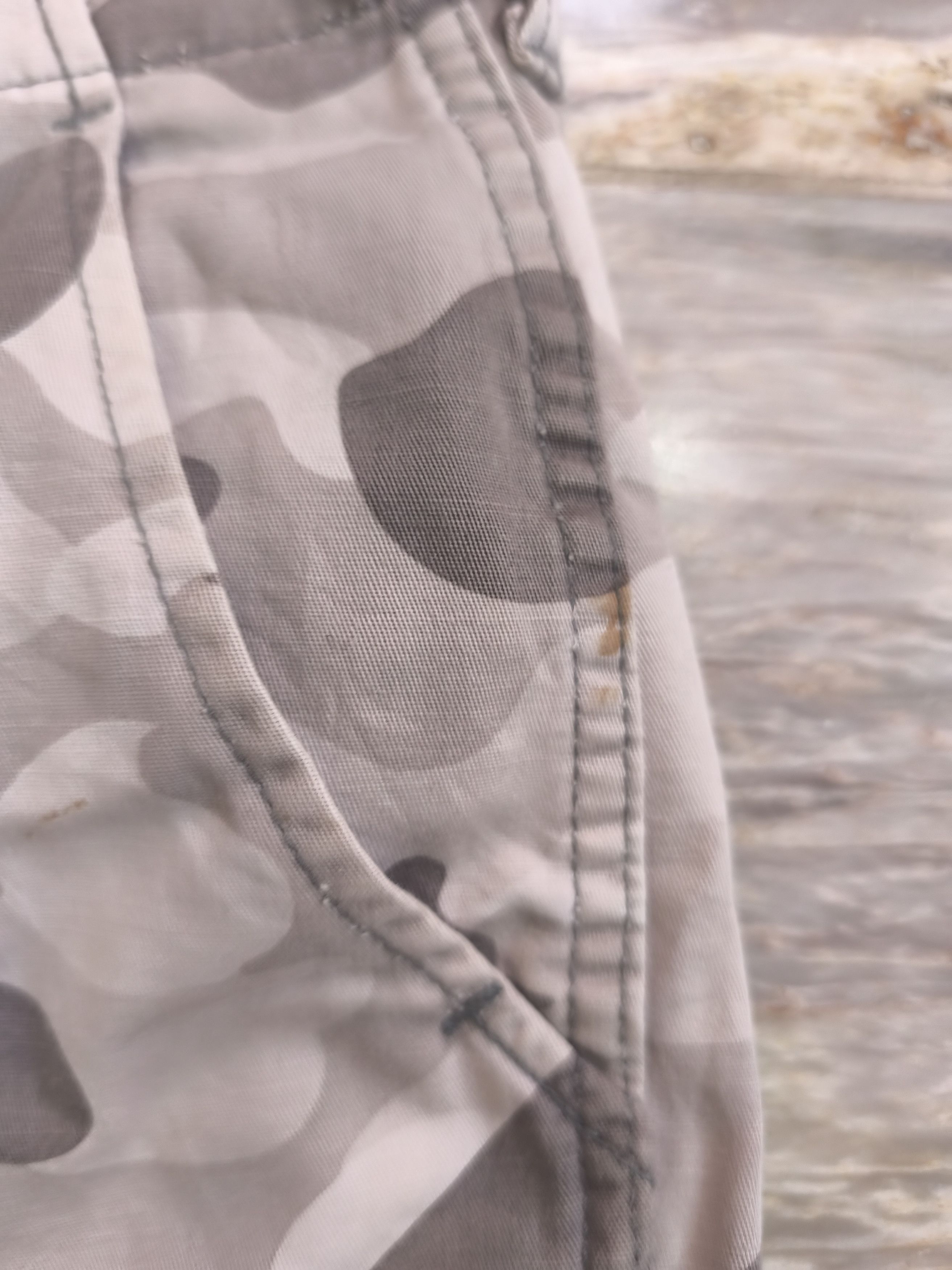 Bape OG Bape Gray Camo Cargo Short Size US 34 / EU 50 - 6 Thumbnail
