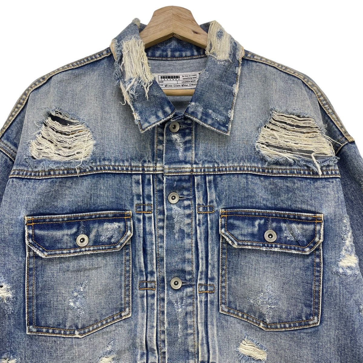 Other Super Distressed Trucker Jacket Type 2 Style In Tokyo Size US M / EU 48-50 / 2 - 6 Thumbnail