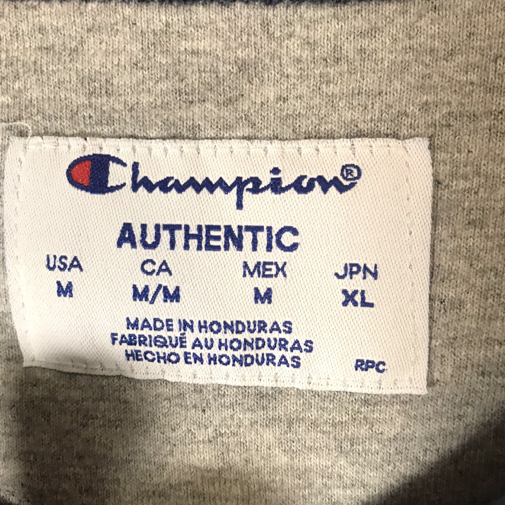 Champion VINTAGE Champion Blue Crewneck Long Sleeve Sweatshirt MEN'S M Size US M / EU 48-50 / 2 - 6 Thumbnail