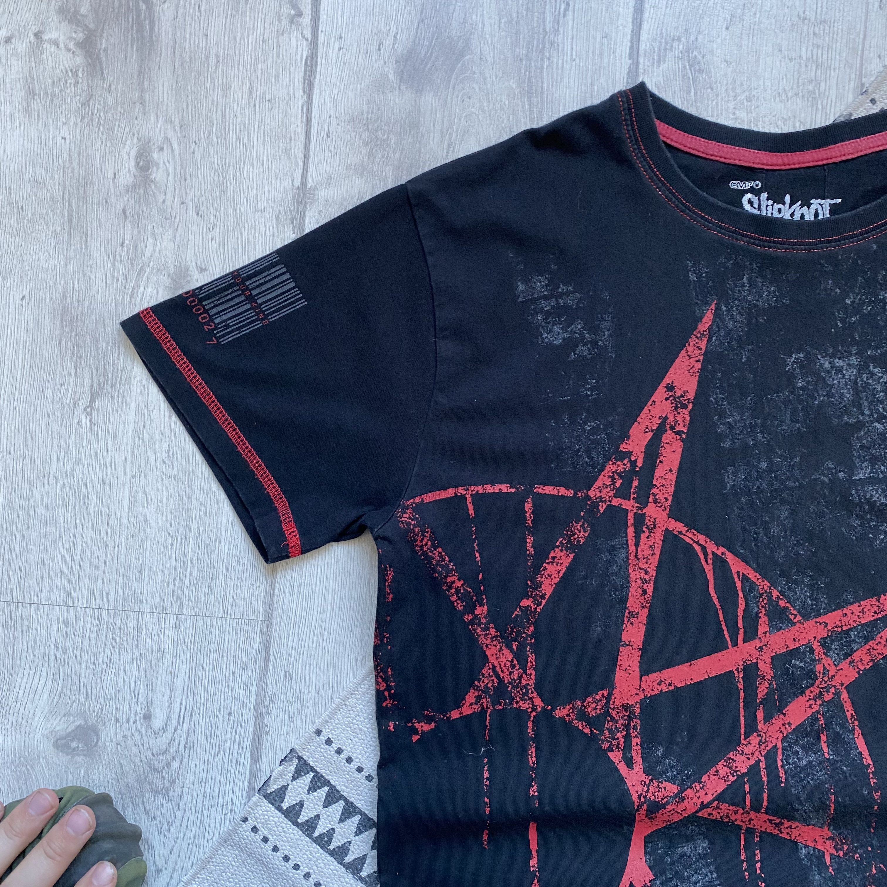 Band Tees 💀 Rock Band Tee Slipknot Overprint T-shirt heavymetall Size US M / EU 48-50 / 2 - 5 Thumbnail