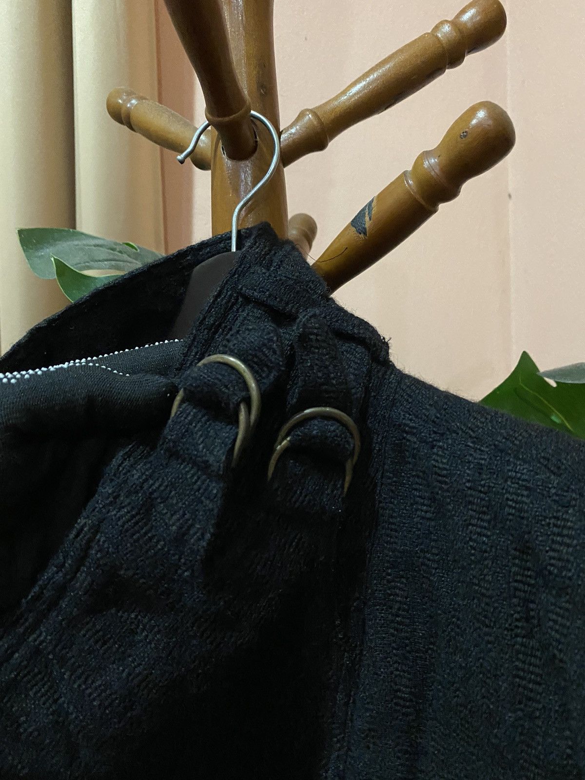 Japanese Brand Black Avant-Garde High-Collar Utility Jacket with Buckle Size US L / EU 52-54 / 3 - 7 Thumbnail