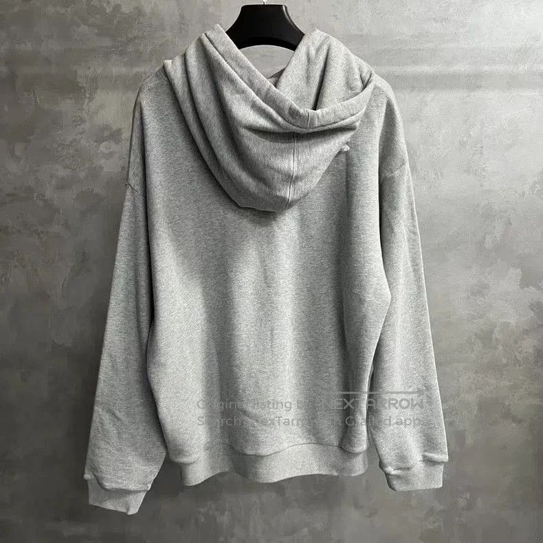 Gucci Gucci Gray Logo Print Hooded Sweatshirt. Size US XL / EU 56 / 4 - 2 Thumbnail