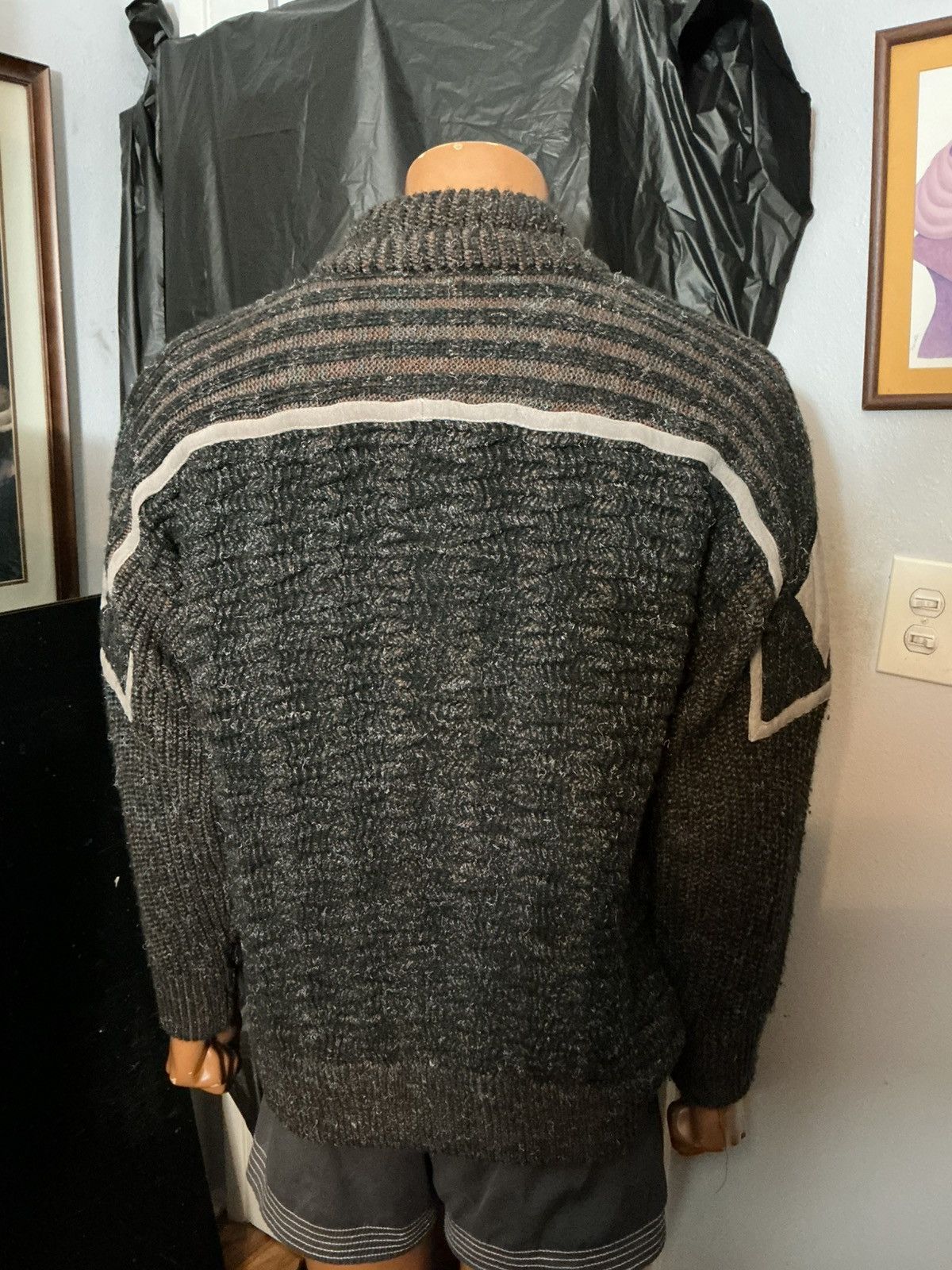 Vintage Vintage Claude Reyner Paris Chunky Knit Cardigan Sweater Size US M / EU 48-50 / 2 - 10 Thumbnail