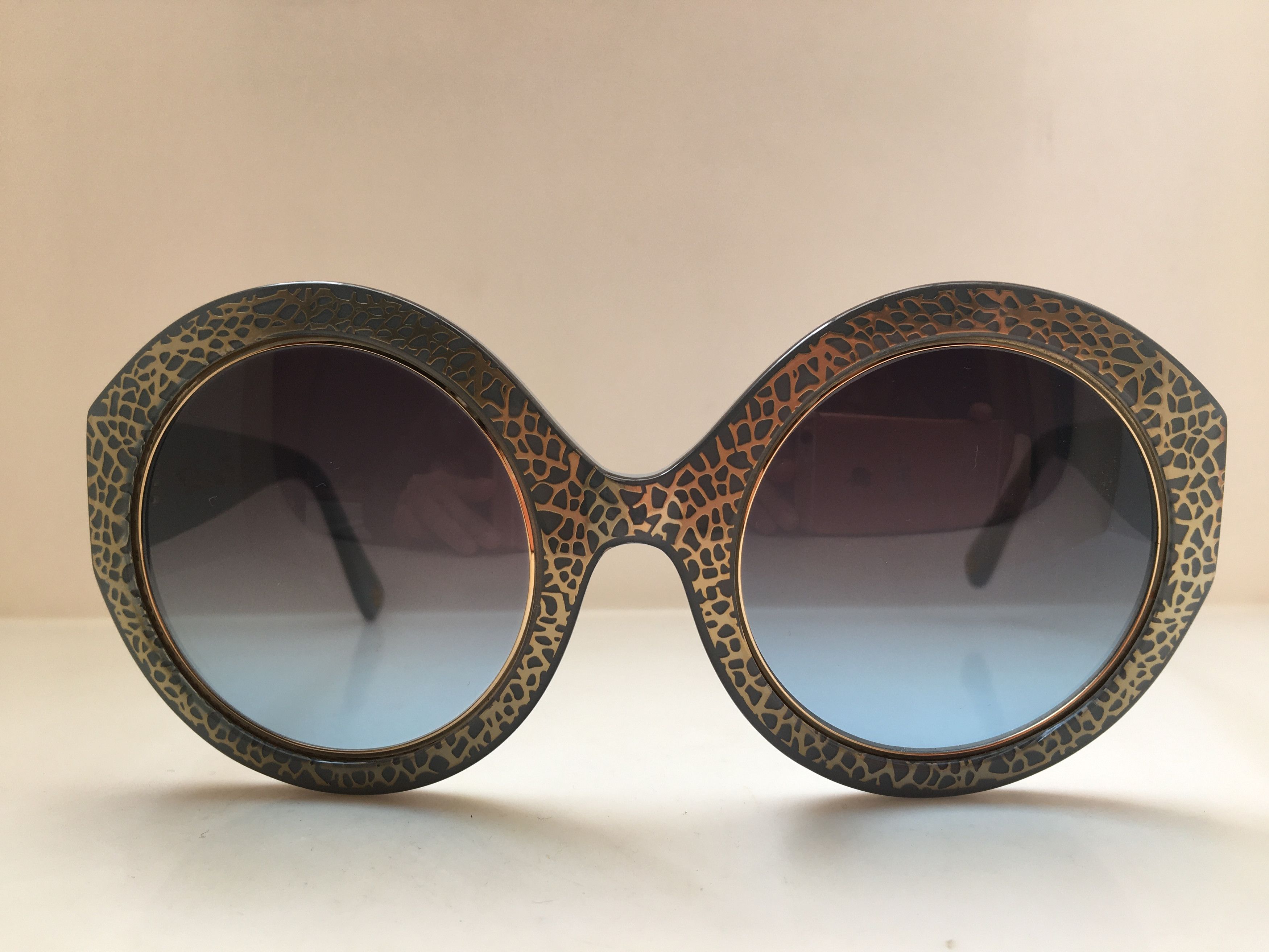 Other Handmade Oversize Round Sunglasses ROCKABILLY Frame Size ONE SIZE - 2 Thumbnail