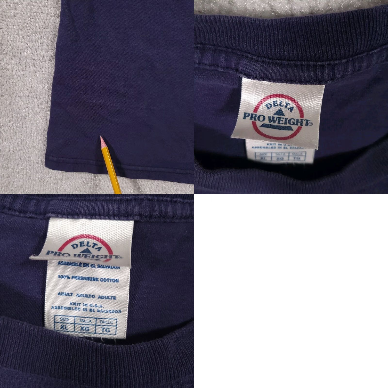 Delta VINTAGE American Flag Shirt Mens XL Blue Eagle Patriotic Land Of The Free USA Shirt Size US XL / EU 56 / 4 - 9 Thumbnail