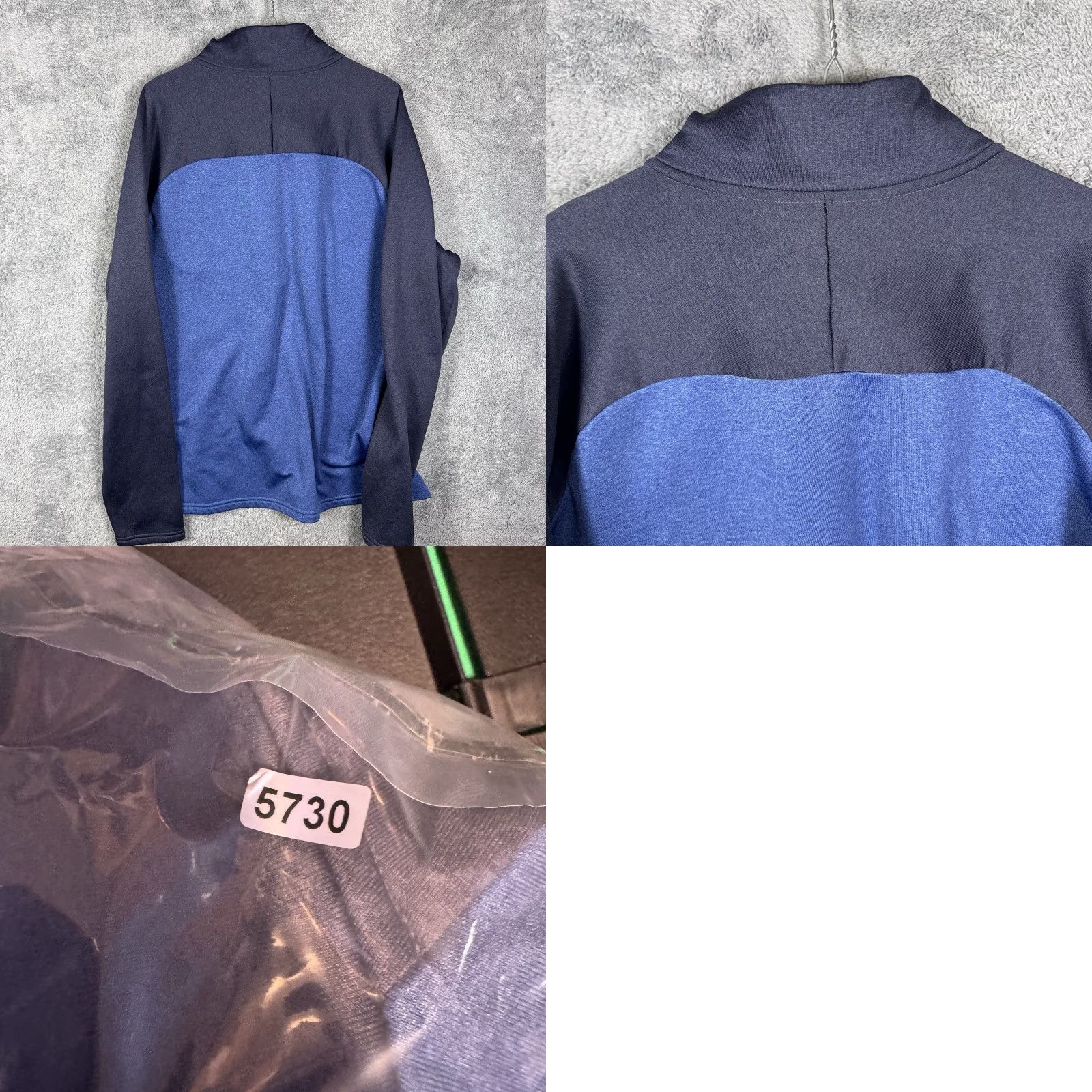 Vintage VINTAGE LL Bean Jacket Mens XLT Mountain Classic Fleece 1/2 Zip Tech 51530 Pullover Blue Size US XL / EU 56 / 4 - 8 Thumbnail