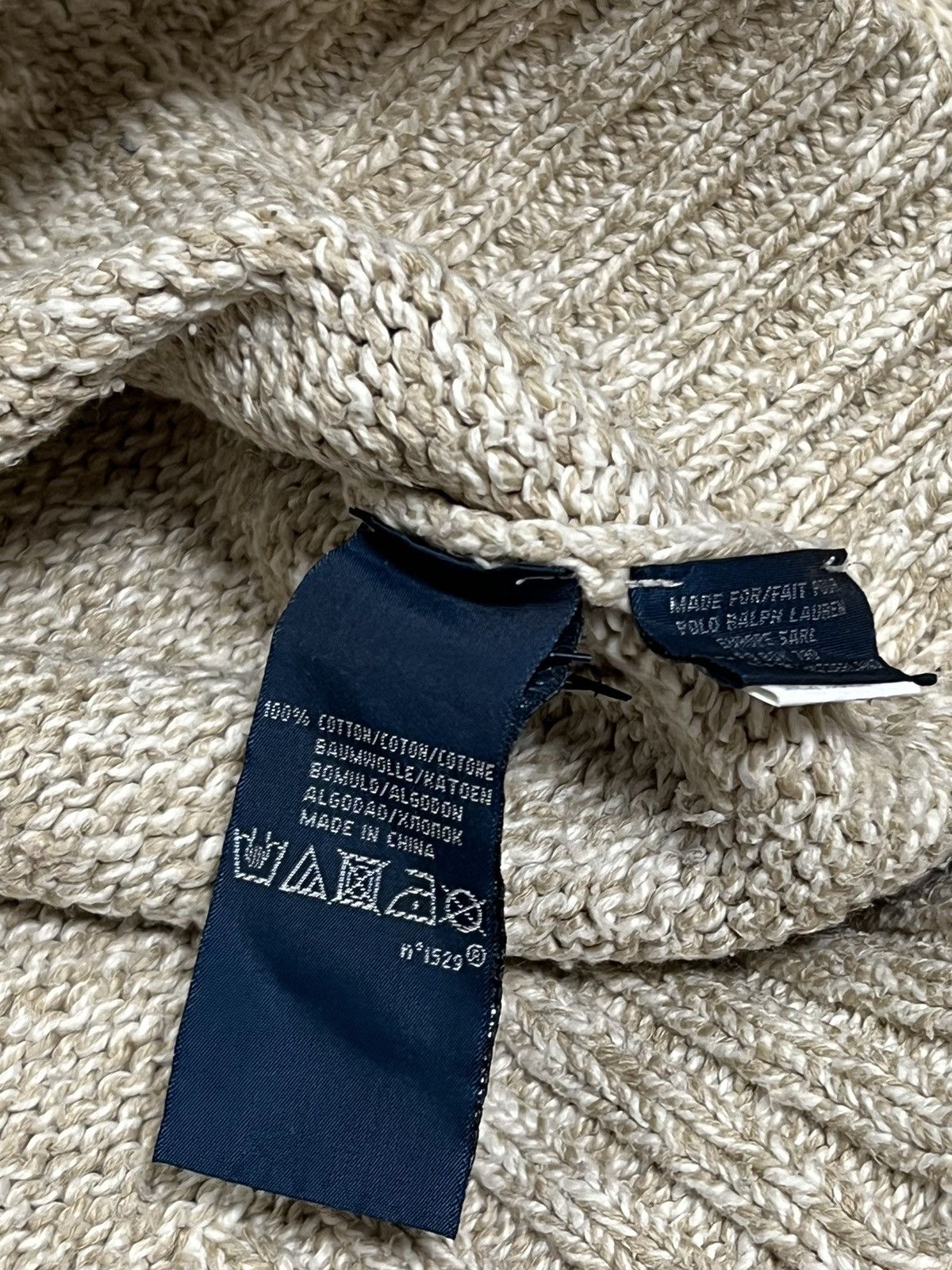 Vintage Polo Ralph Lauren vintage cotton knit sweater size S Size US S / EU 44-46 / 1 - 6 Thumbnail
