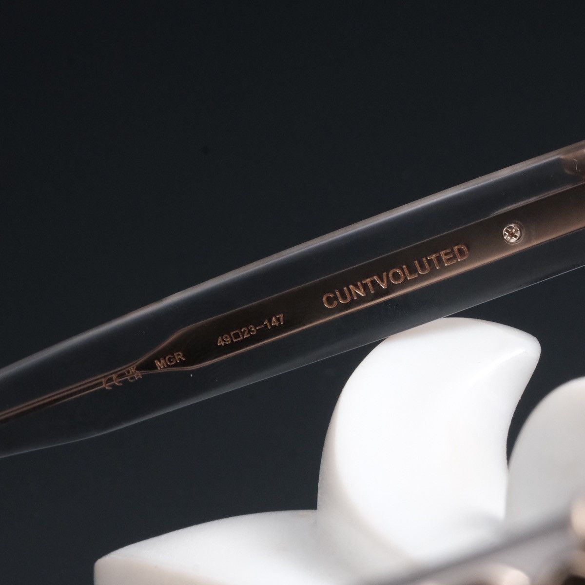 Chrome Hearts CHROME HEARTS CUNTVOLUTED GLASSES Size ONE SIZE - 7 Thumbnail