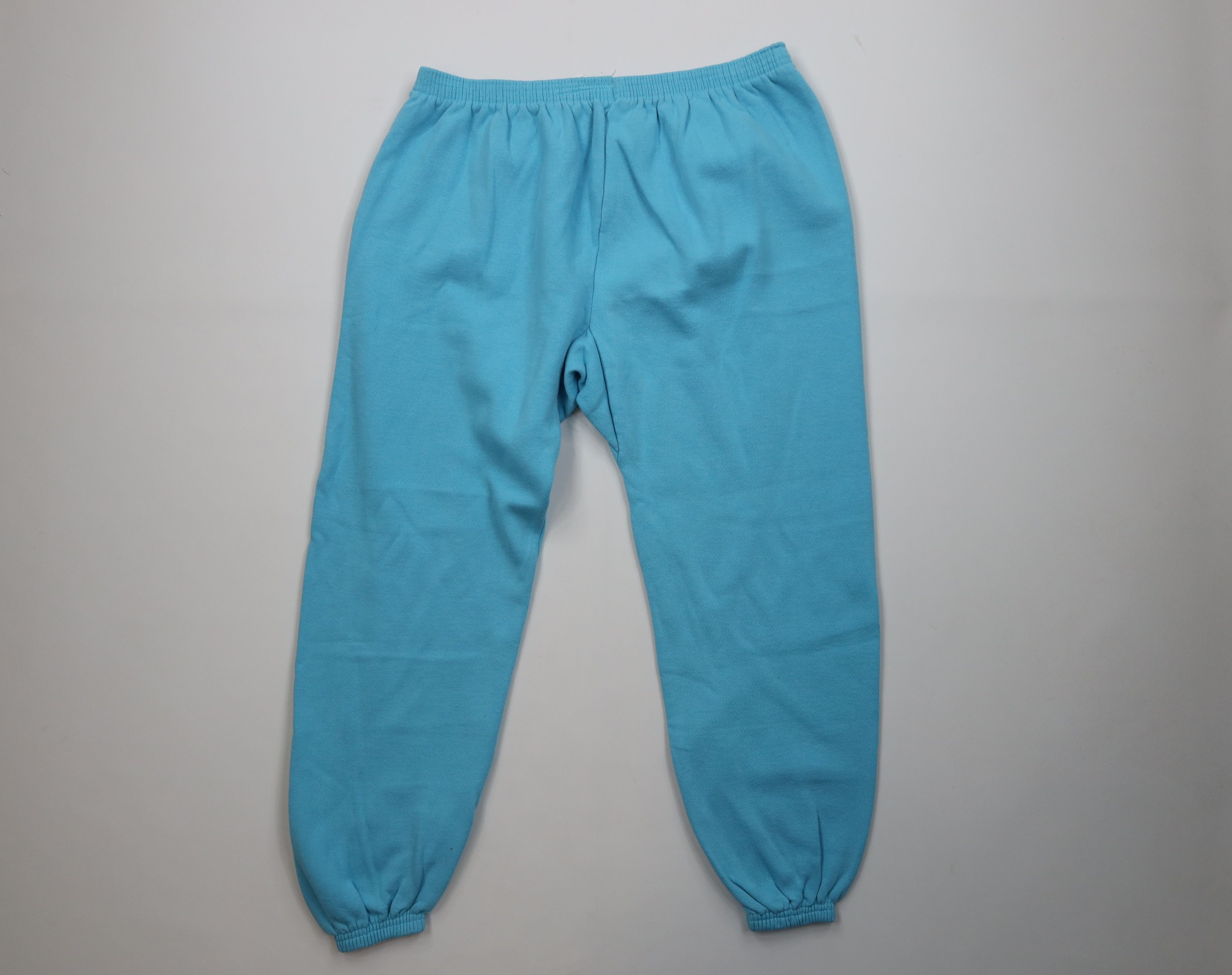 Vintage Vintage 70s Streetwear Gusset Sweatpants Joggers Blue USA Size 34" / US 12 / IT 48 - 7 Thumbnail