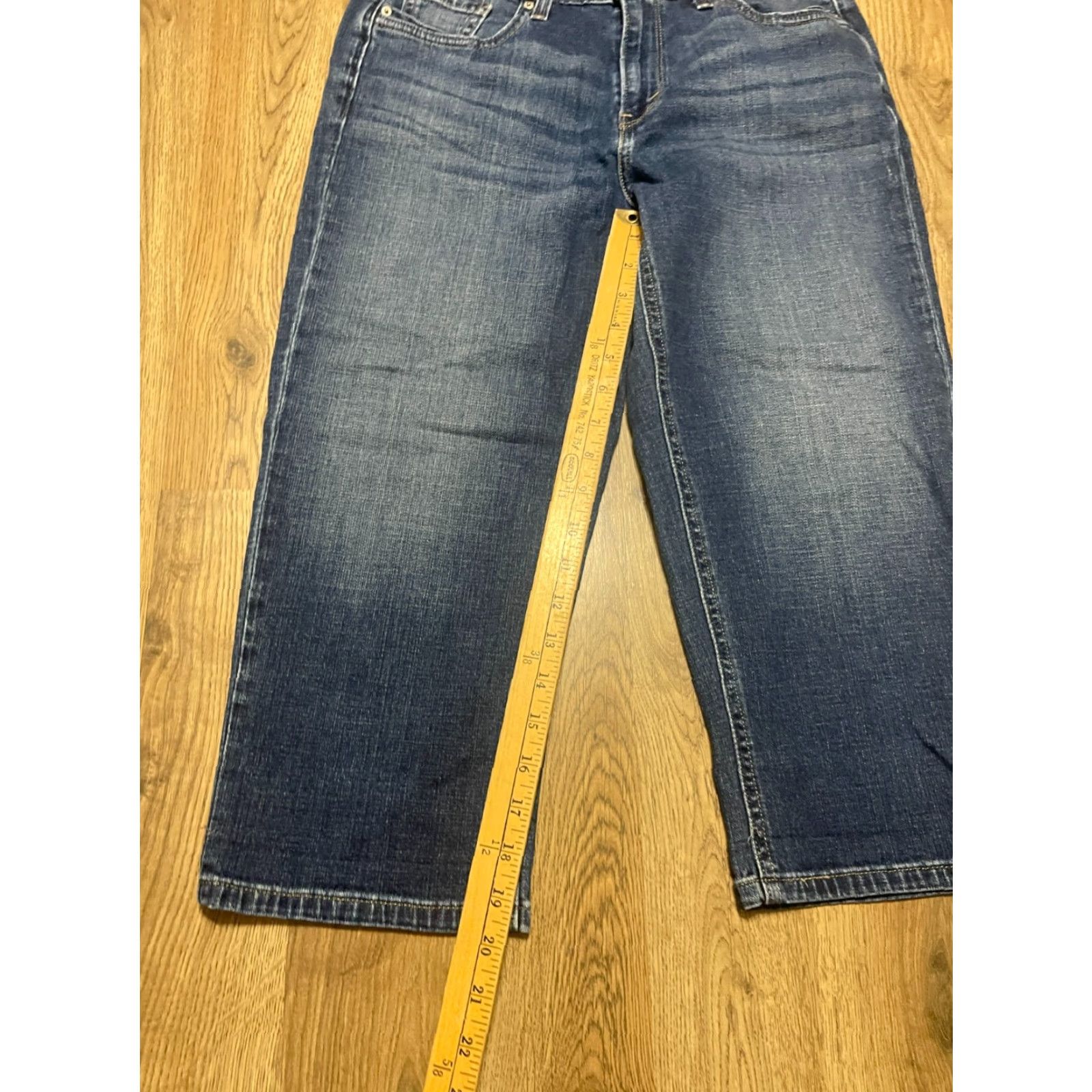 Levi's Levi's Jeans Women's 8 Capris Denim Blue Pockets Dark Wash Size 30" / US 8 / IT 44 - 6 Thumbnail