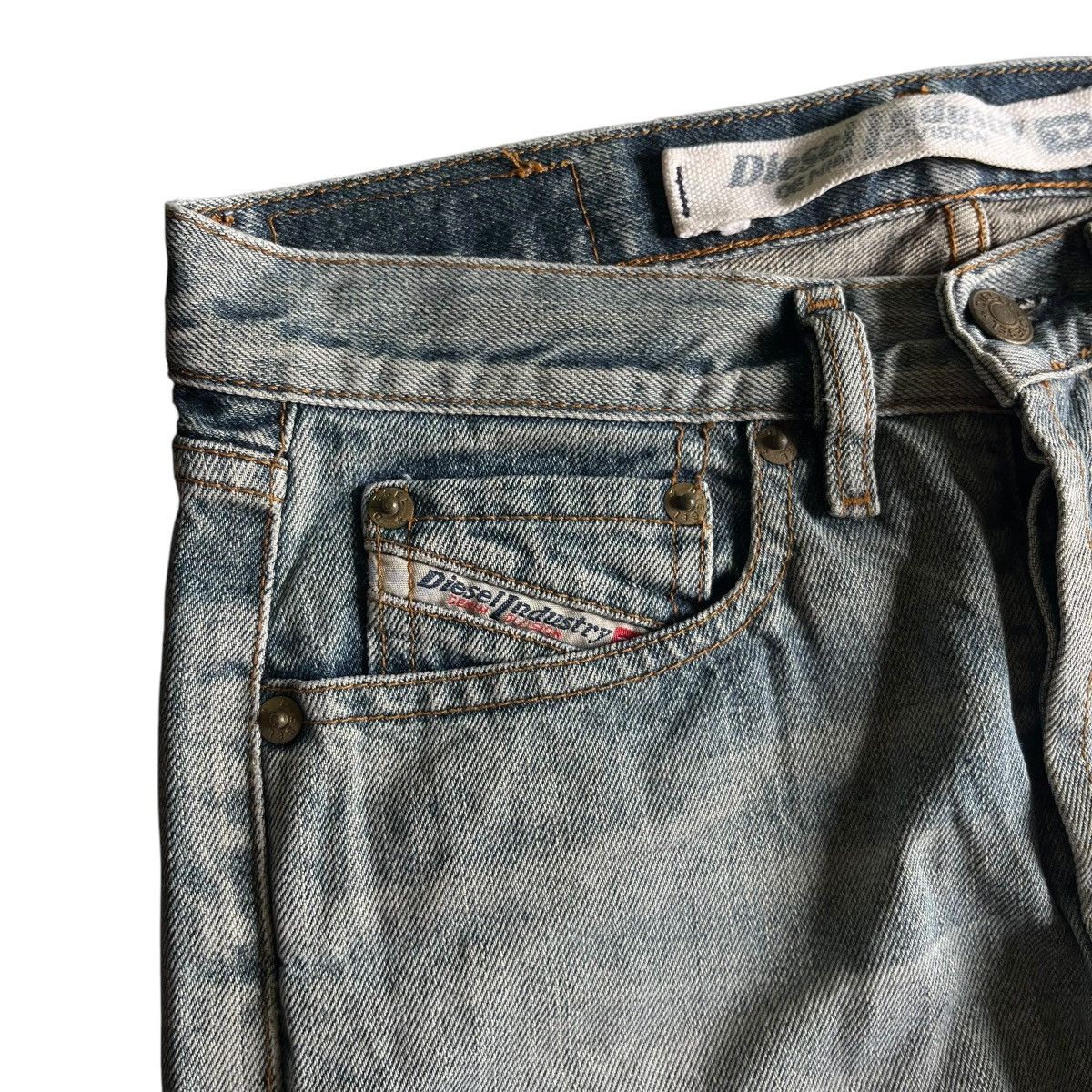 Diesel VINTAGE DIESEL INDUSTRY WASHED BLUE DENIM PANT Size US 29 - 5 Thumbnail