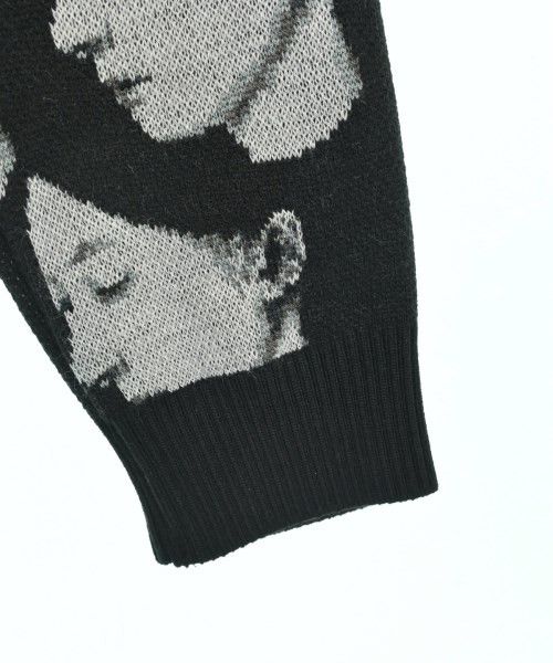 Yohji Yamamoto BLACK scandal yohji yamamoto acrylic black x grey knit Size US XL / EU 56 / 4 - 8 Thumbnail