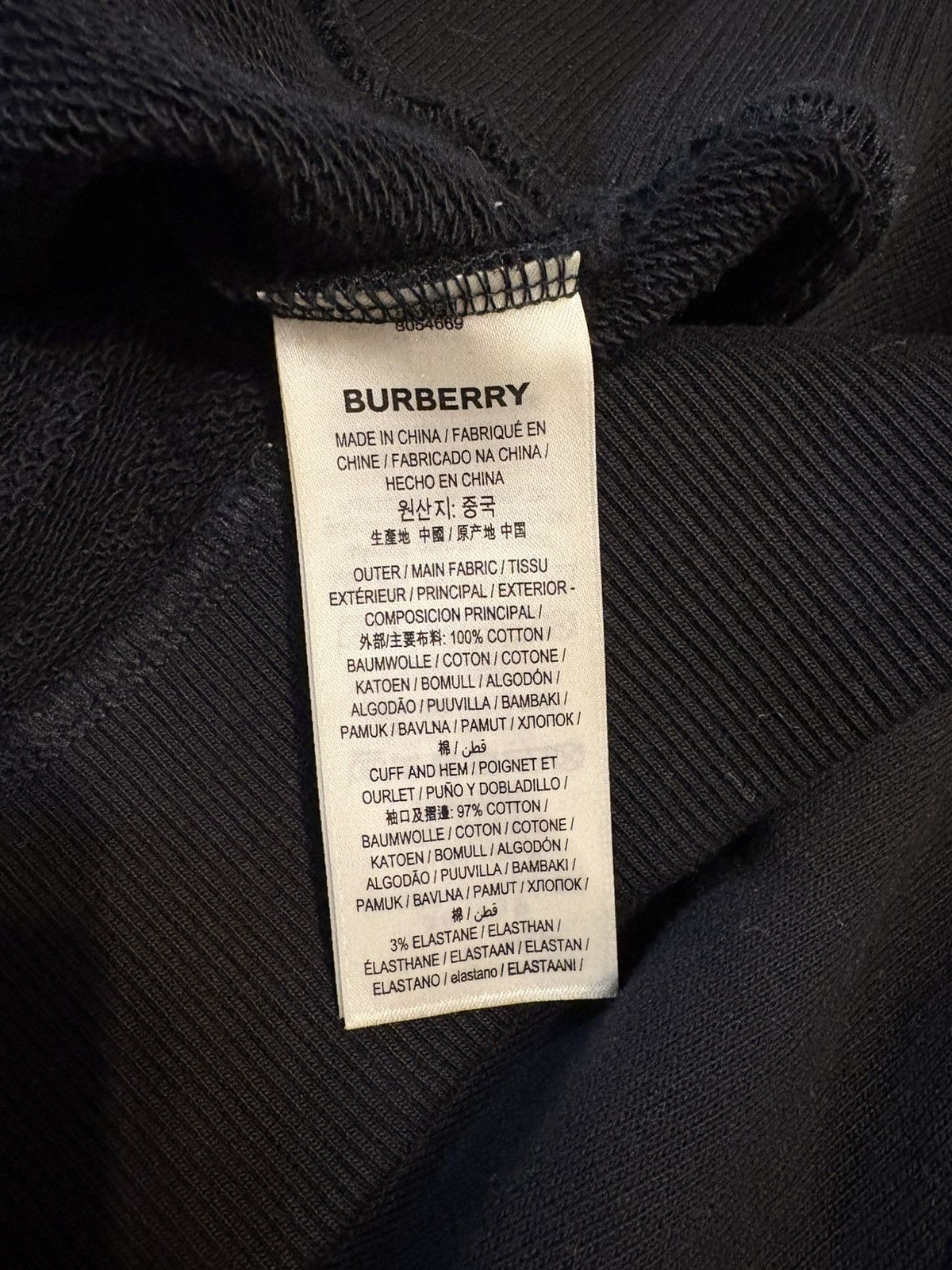Burberry Burberry Black Hoodie Size XXS / US 00 / IT 34 - 4 Thumbnail