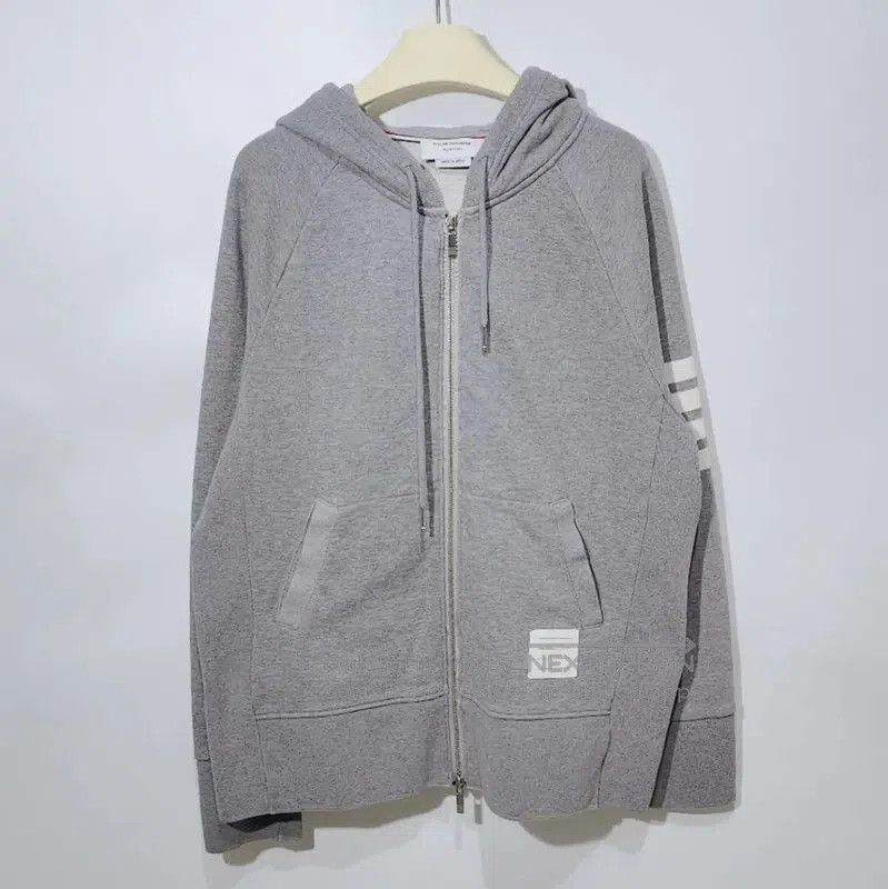 Thom Browne Thom Browne Gray Cotton Women's Hoodie . Size XL / US 12-14 / IT 48-50 - 1 Thumbnail