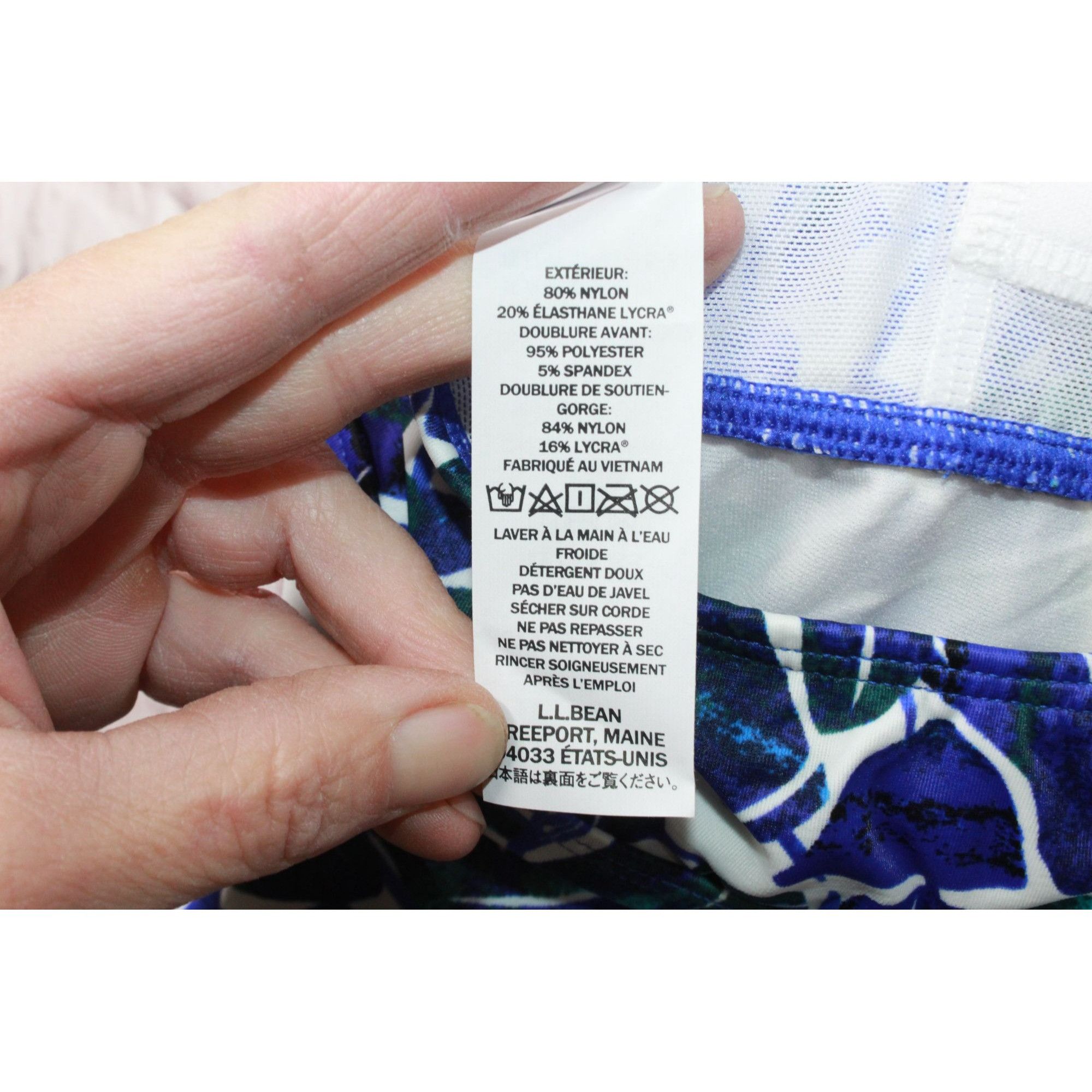 L.L. Bean LL Bean Mix and Match Swim Collection Halter Tankini Top Size S / US 4 / IT 40 - 9 Thumbnail
