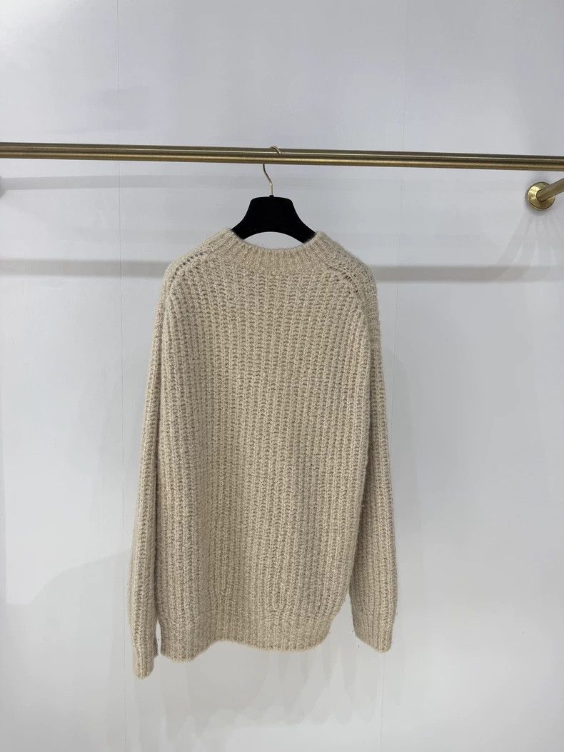 Loro Piana LORO PIANA Cashmere yarn cocoon round neck sweater Size XS / US 0-2 / IT 36-38 - 2 Thumbnail