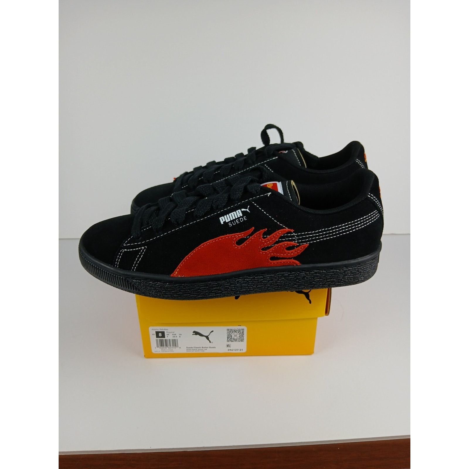 Puma Suede Classic Butter Goods Men Sz 8 BLK Suede Sneakers