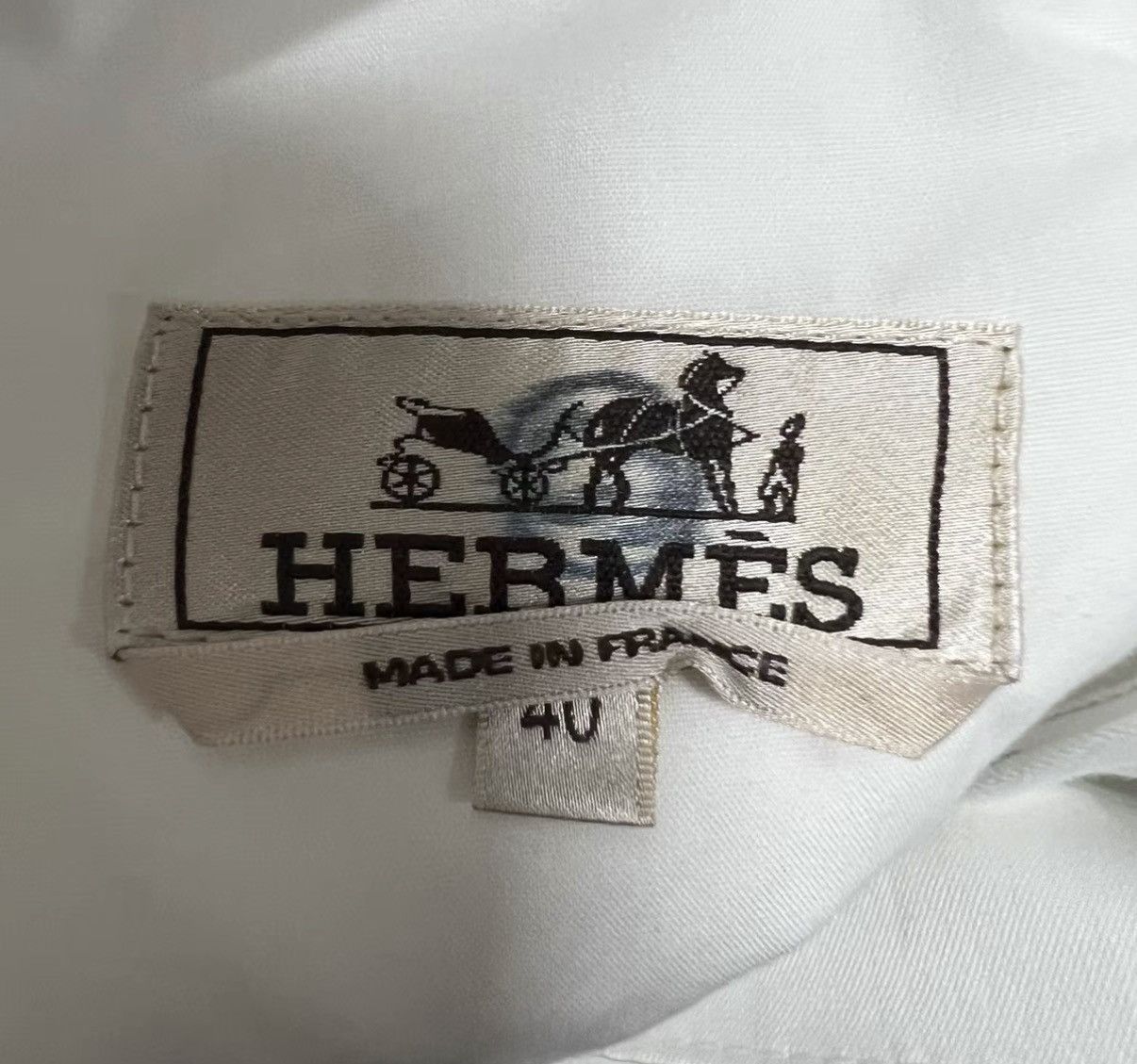 Hermes Hermès White Pants J41 Size 28" / US 6 / IT 42 - 3 Thumbnail