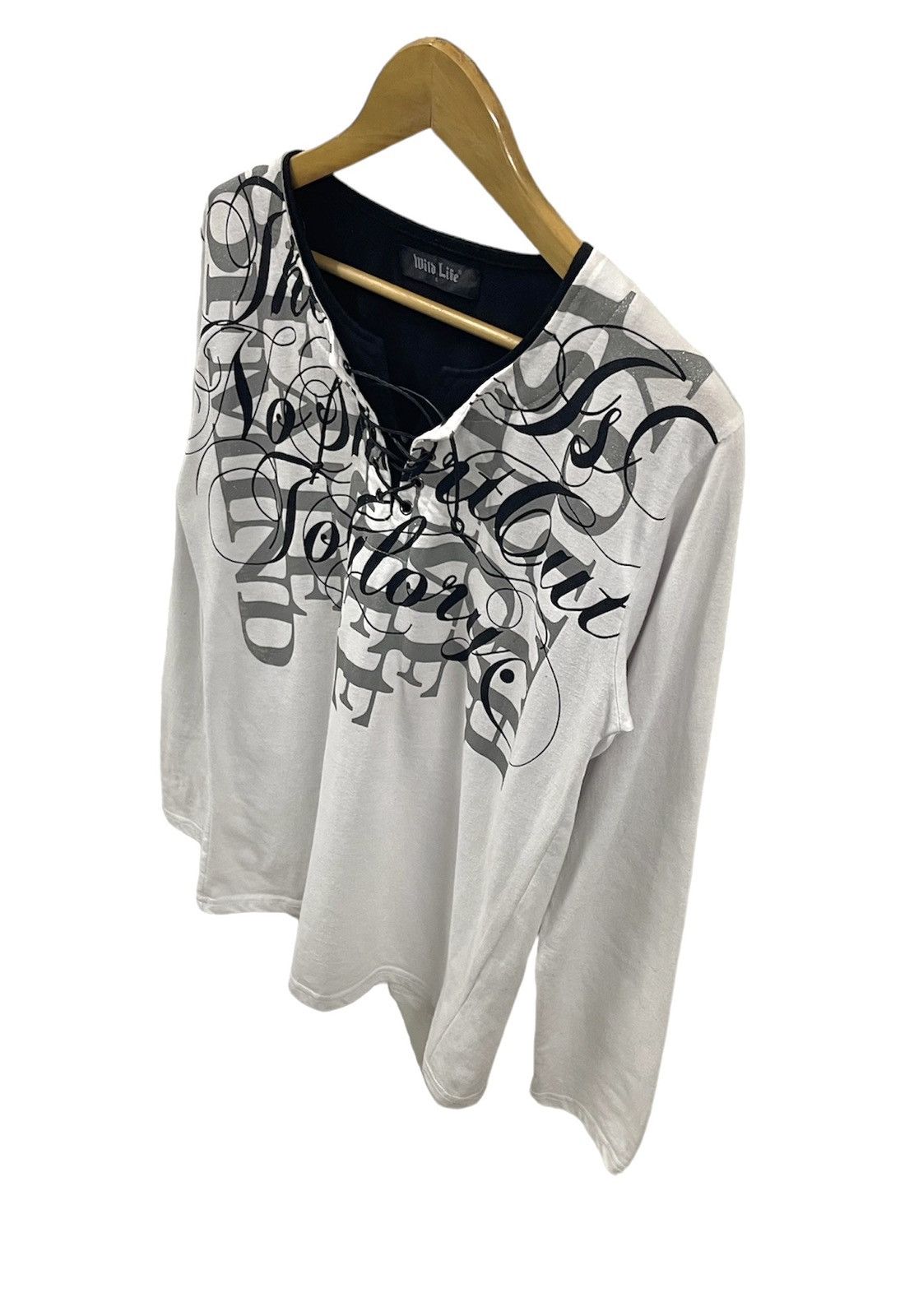 Japanese Brand Wild Life Japan Lace Poem Tshirts Size US S / EU 44-46 / 1 - 4 Thumbnail