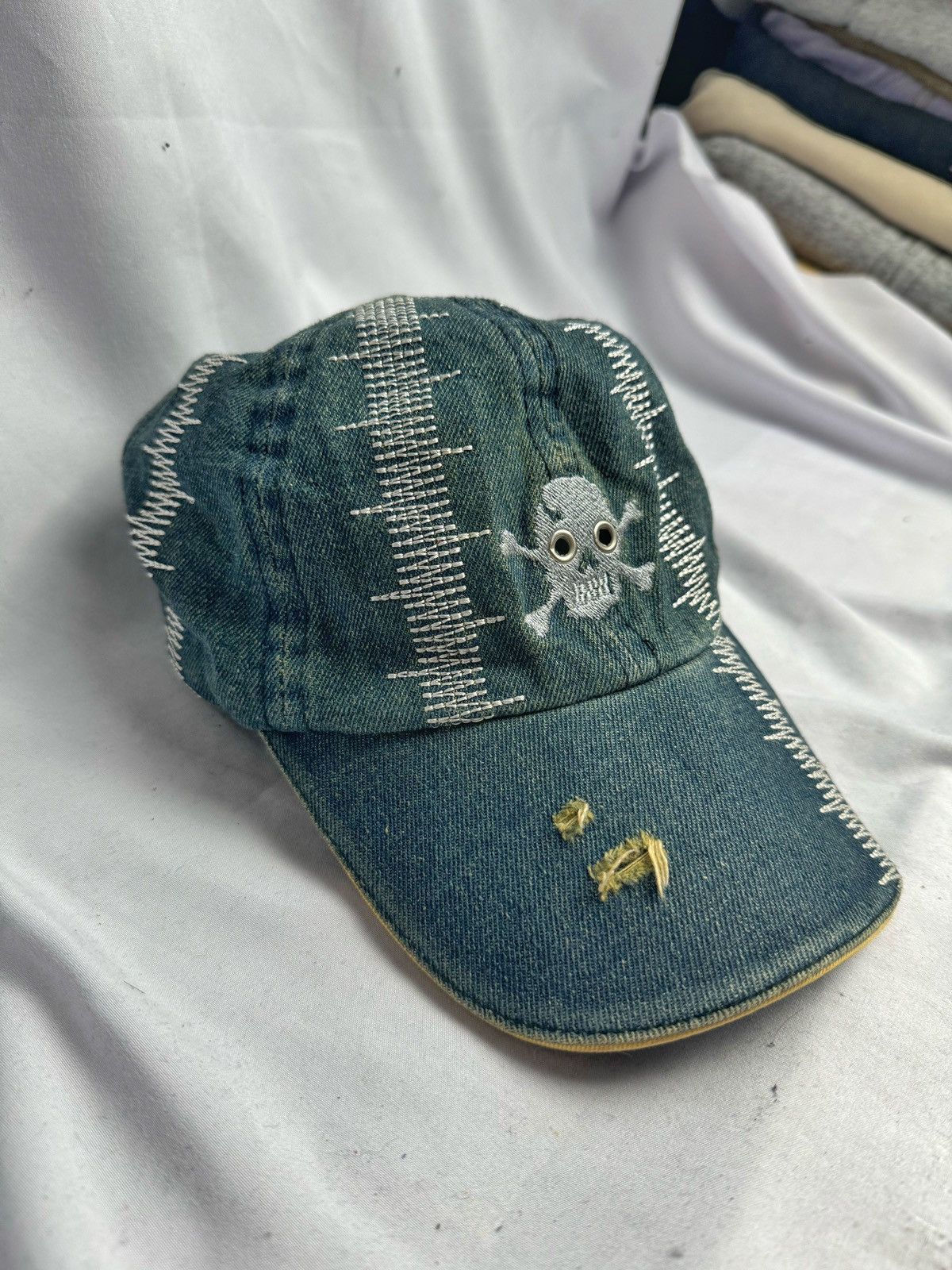 Hysteric Glamour × If Six Was Nine × Japanese Brand Japanese Skull Hats Denim Size ONE SIZE - 3 Thumbnail
