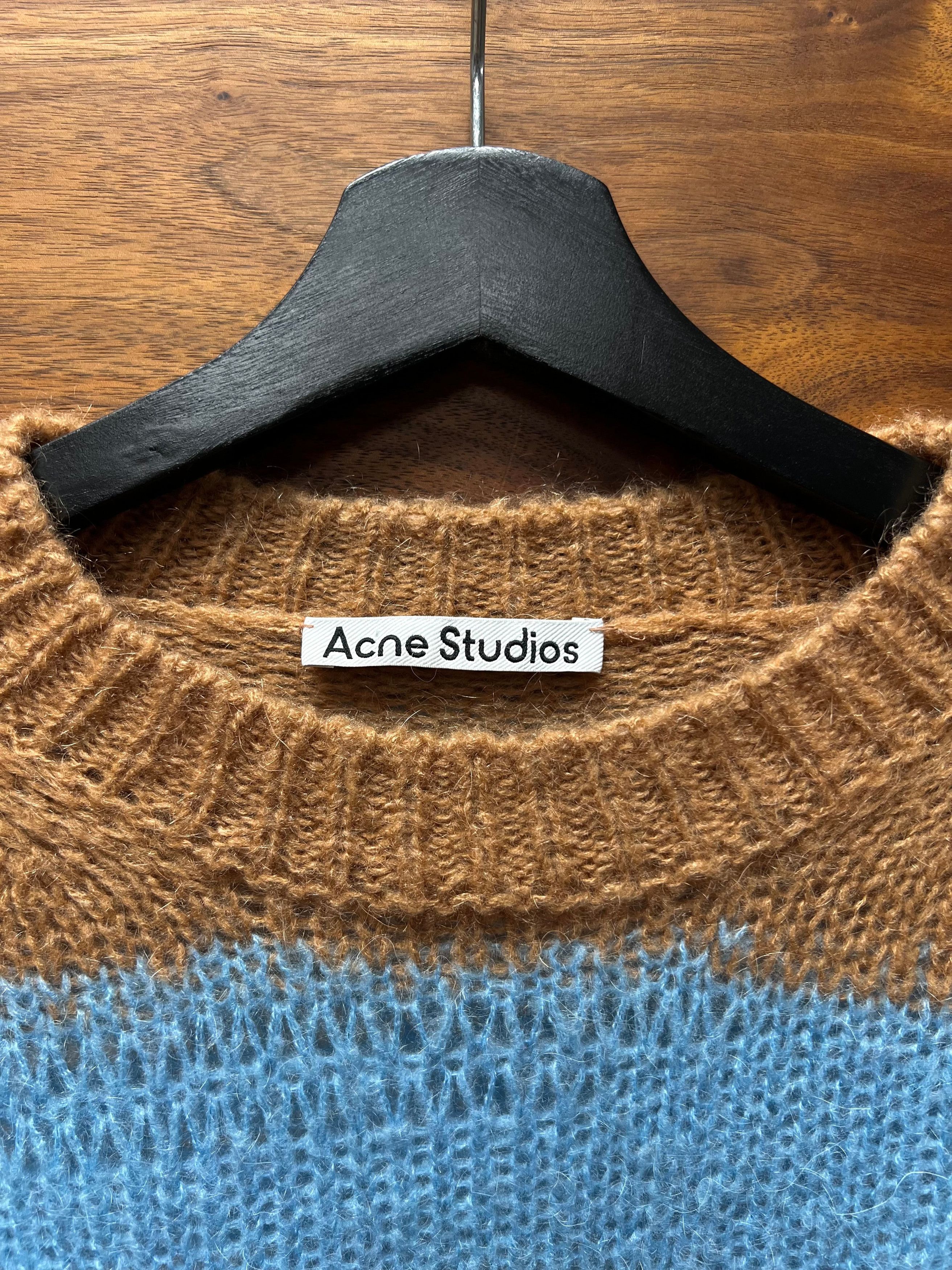 Acne Studios Acne Studios Alpaca/Mohair Striped Knit Sweater Size US S / EU 44-46 / 1 - 3 Thumbnail
