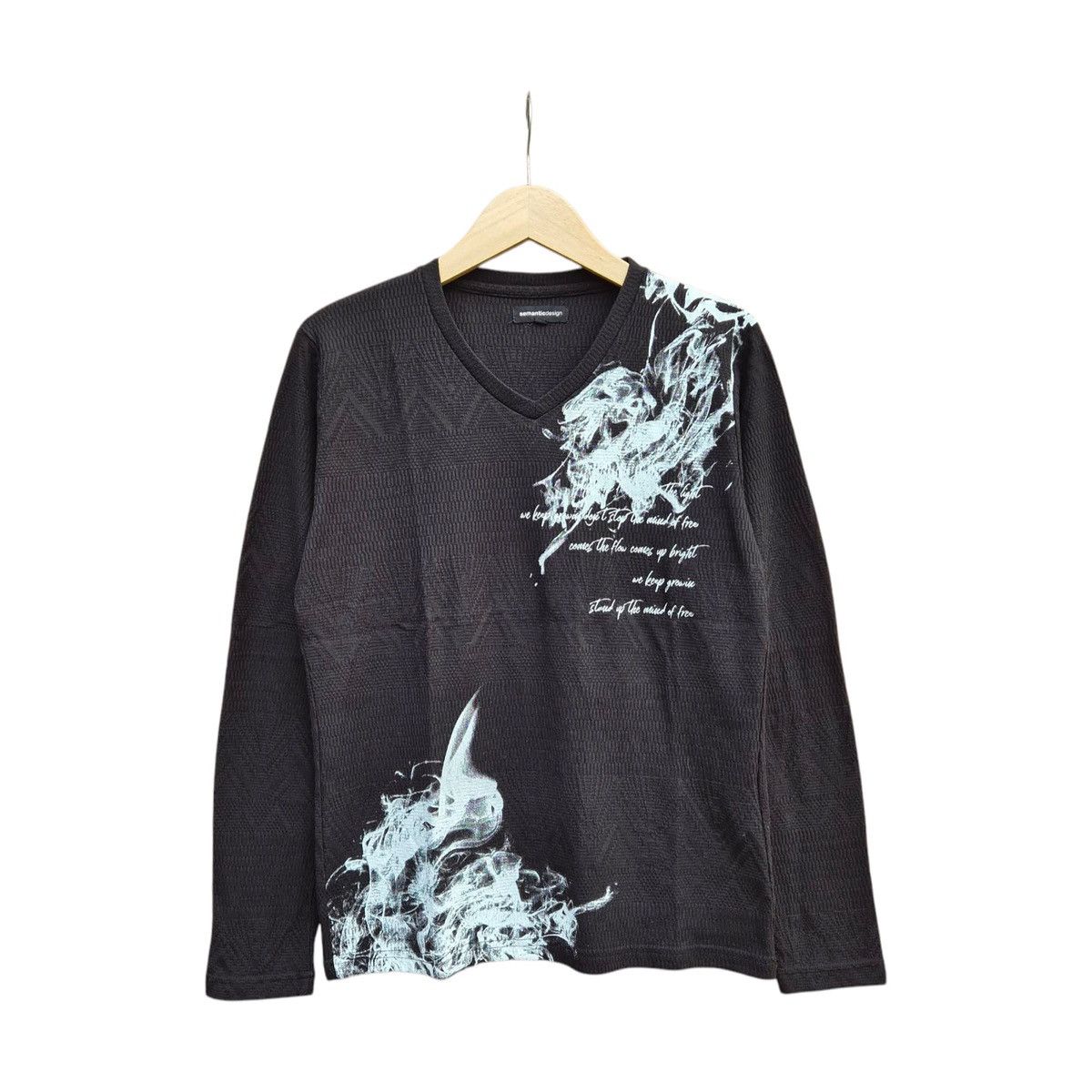 If Six Was Nine × Japanese Brand × semanticdesign Semantic design poem long sleeve Size US L / EU 52-54 / 3 - 1 Thumbnail