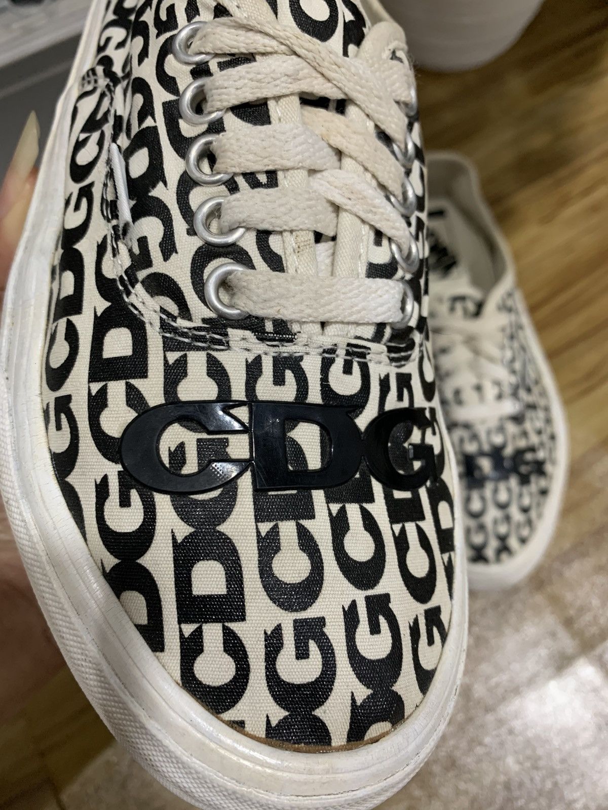 Comme des Garcons × Vans Vans OG Authentic LX CDG Comme Des Garcons Size US 6.5 / EU 39-40 - 6 Thumbnail