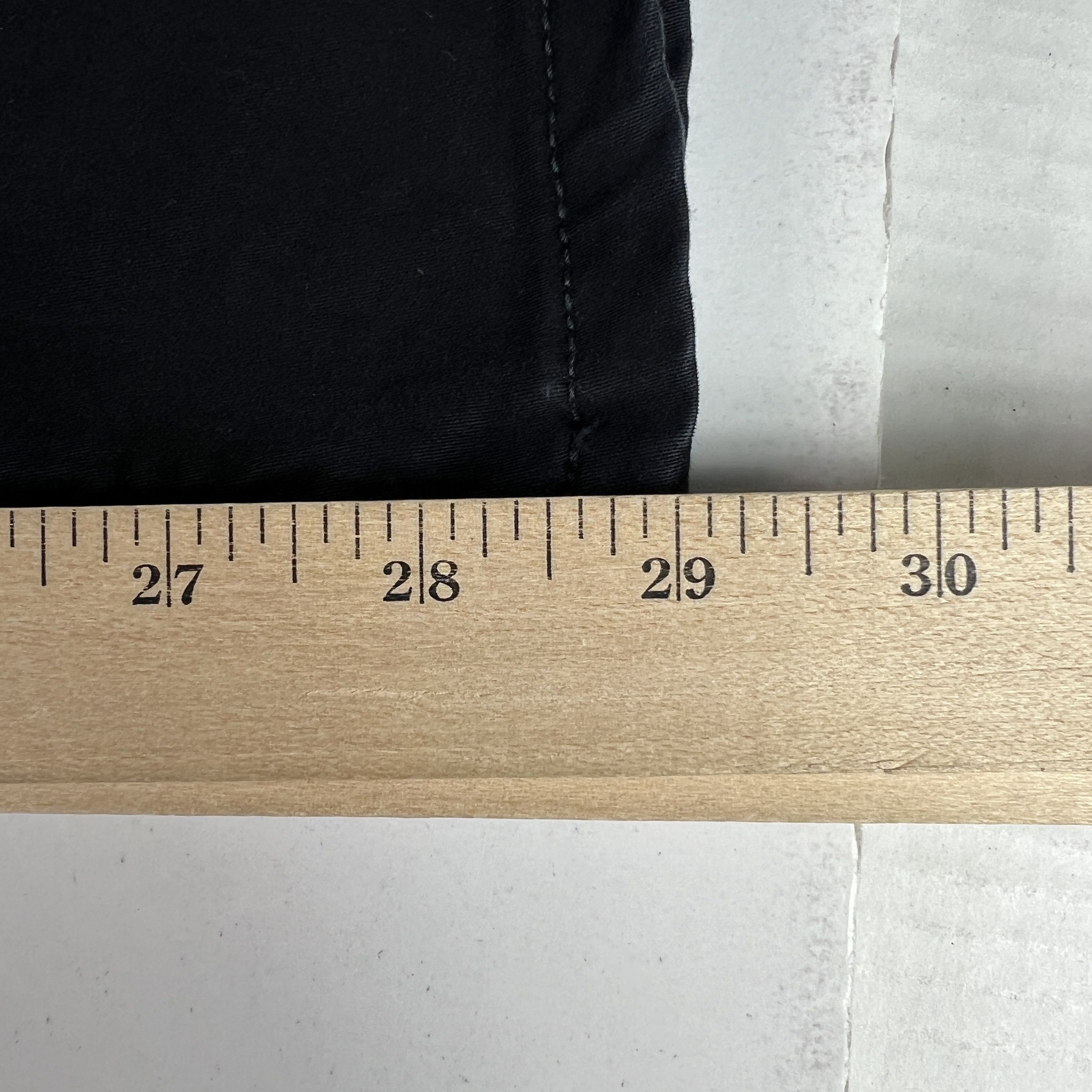 AG Adriano Goldschmied Adriano Goldschmied Everett Slim Straight Black Chinos Size US 35 - 17 Thumbnail