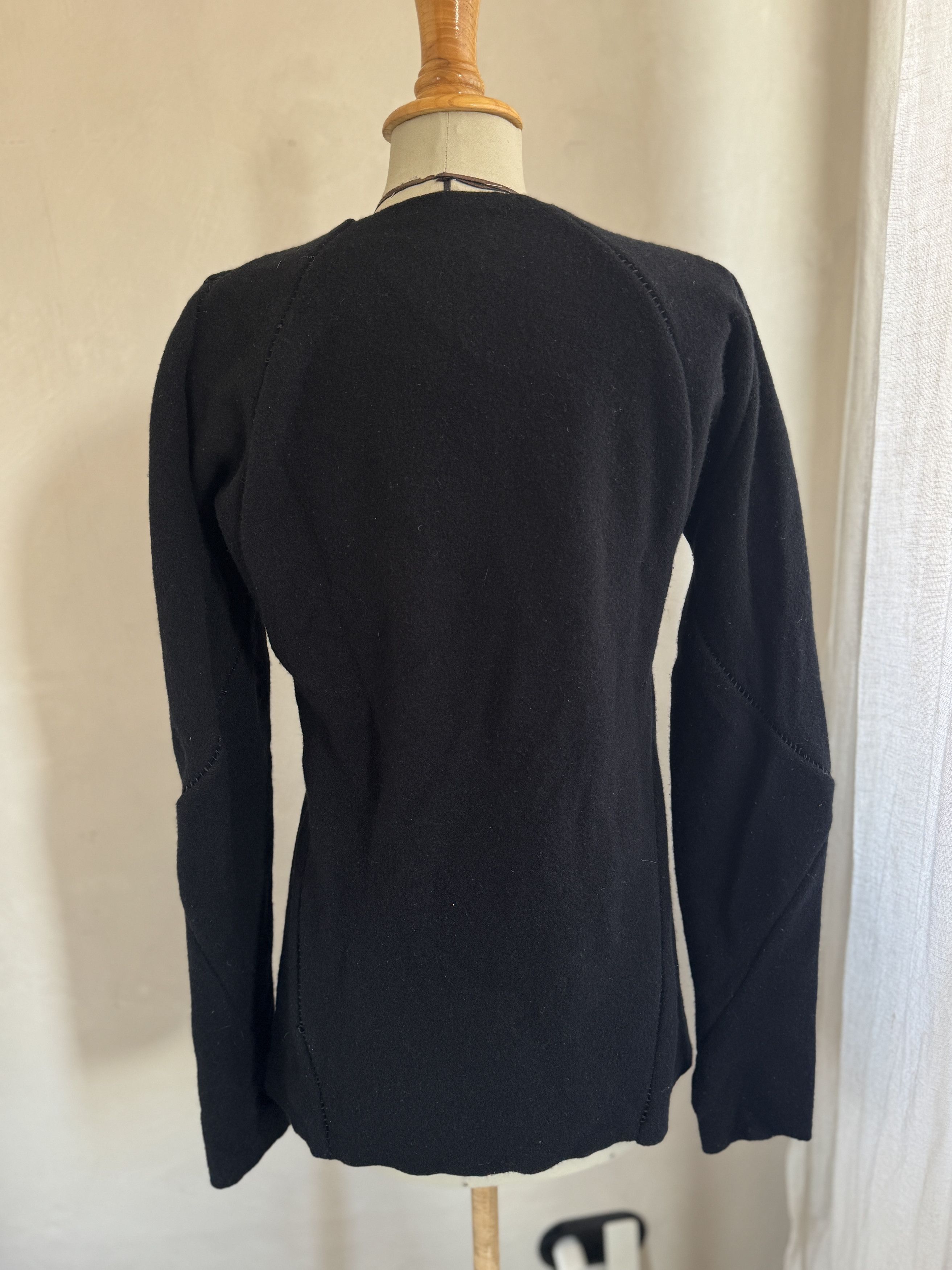 Leon Emanuel Blanck Leon Emanuel Blanck Distortion Wool Fleece Size S / US 4 / IT 40 - 2 Thumbnail