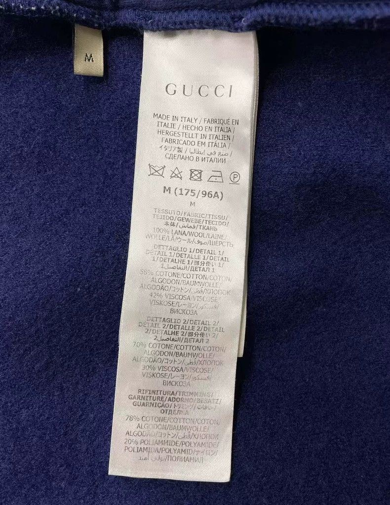 Gucci Gucci Blue stitching jacket 2502-Nextarrow Size US M / EU 48-50 / 2 - 5 Thumbnail