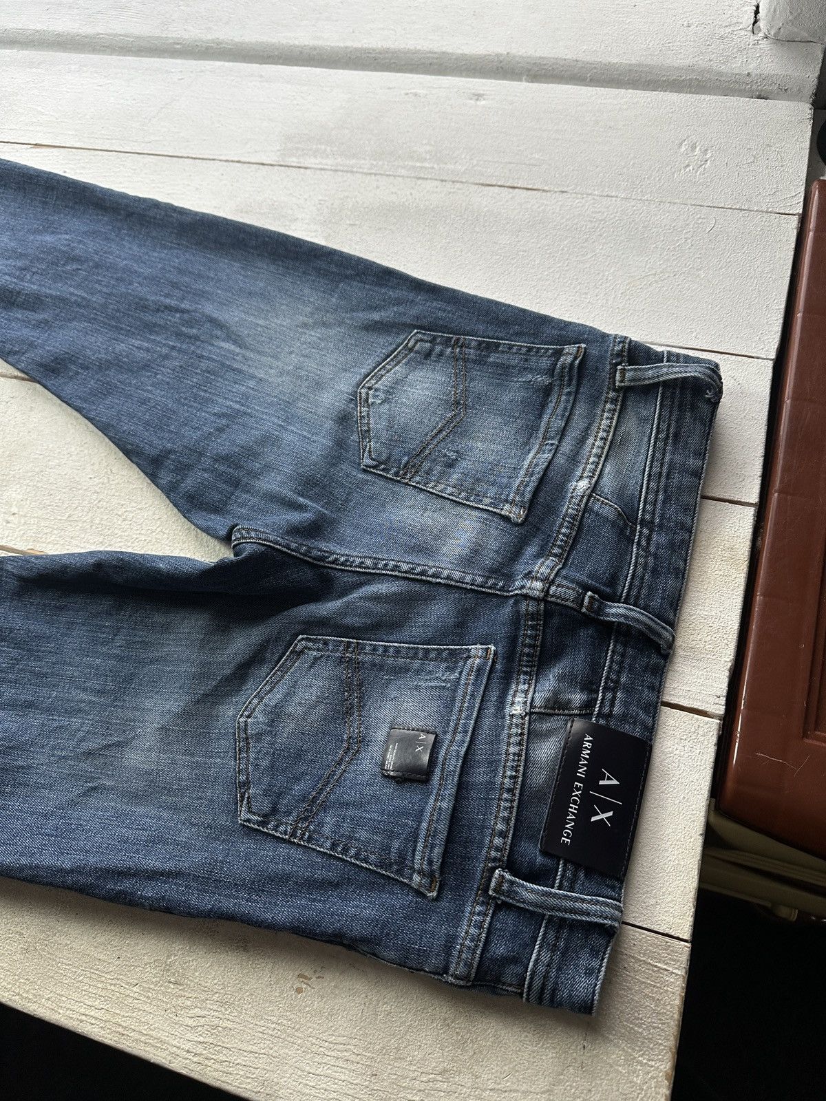 Armani 🚨Gothic Armani Regular Slim relax Flared Jeans Womens Size 30" / US 8 / IT 44 - 10 Thumbnail