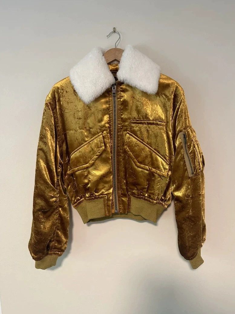 Haider Ackermann Velvet Jacket with Removable Fur Collar-dmc Size US M / EU 48-50 / 2 - 1 Thumbnail