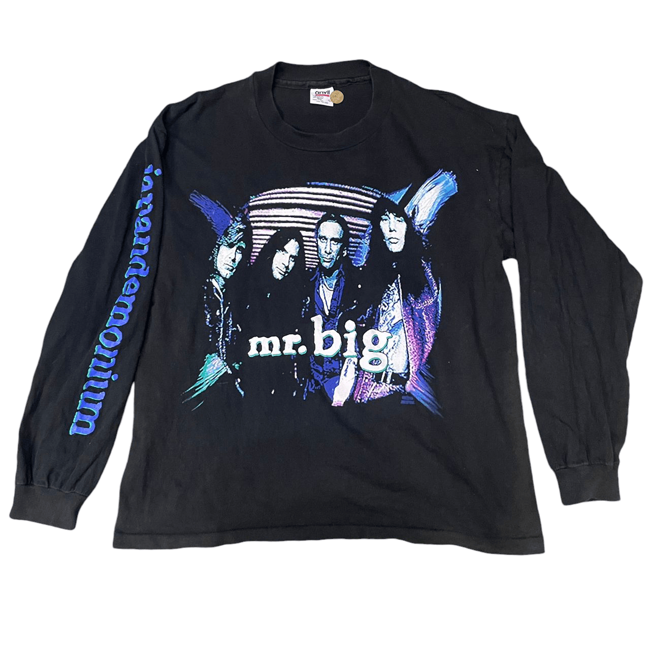 Band Tees × Vintage Rare Vintage 90s Longsleeve Mr Big tour shirt Size US L / EU 52-54 / 3 - 1 Thumbnail