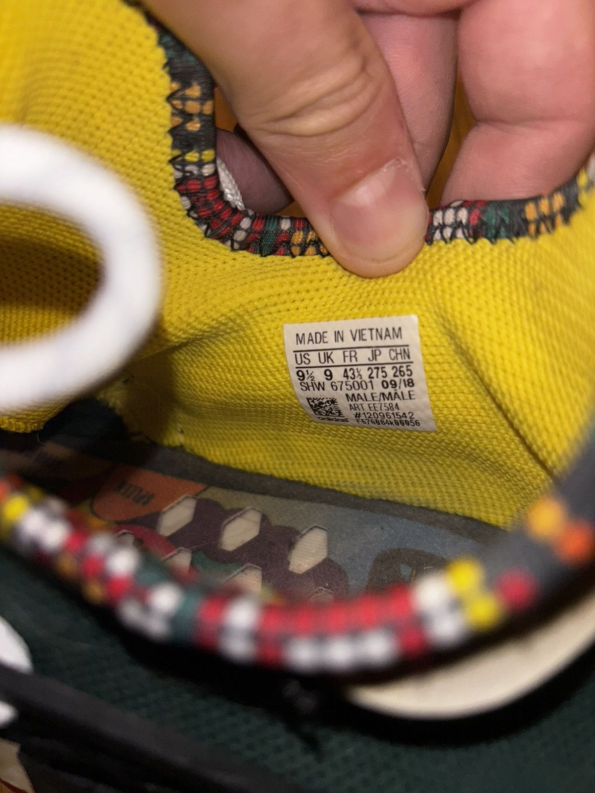 Adidas × Pharrell Adidas x Pharrell NMD Hu Size US 9.5 / EU 42-43 - 6 Thumbnail