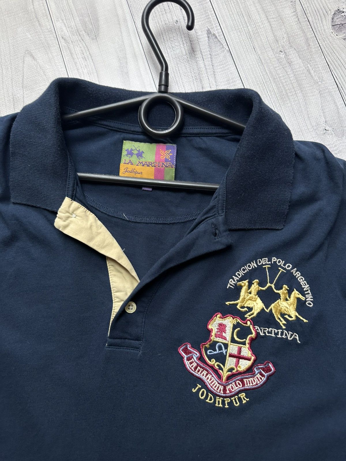 La Martina × Vintage Vintage L A Martina long sleeve size L logo Size US L / EU 52-54 / 3 - 3 Thumbnail