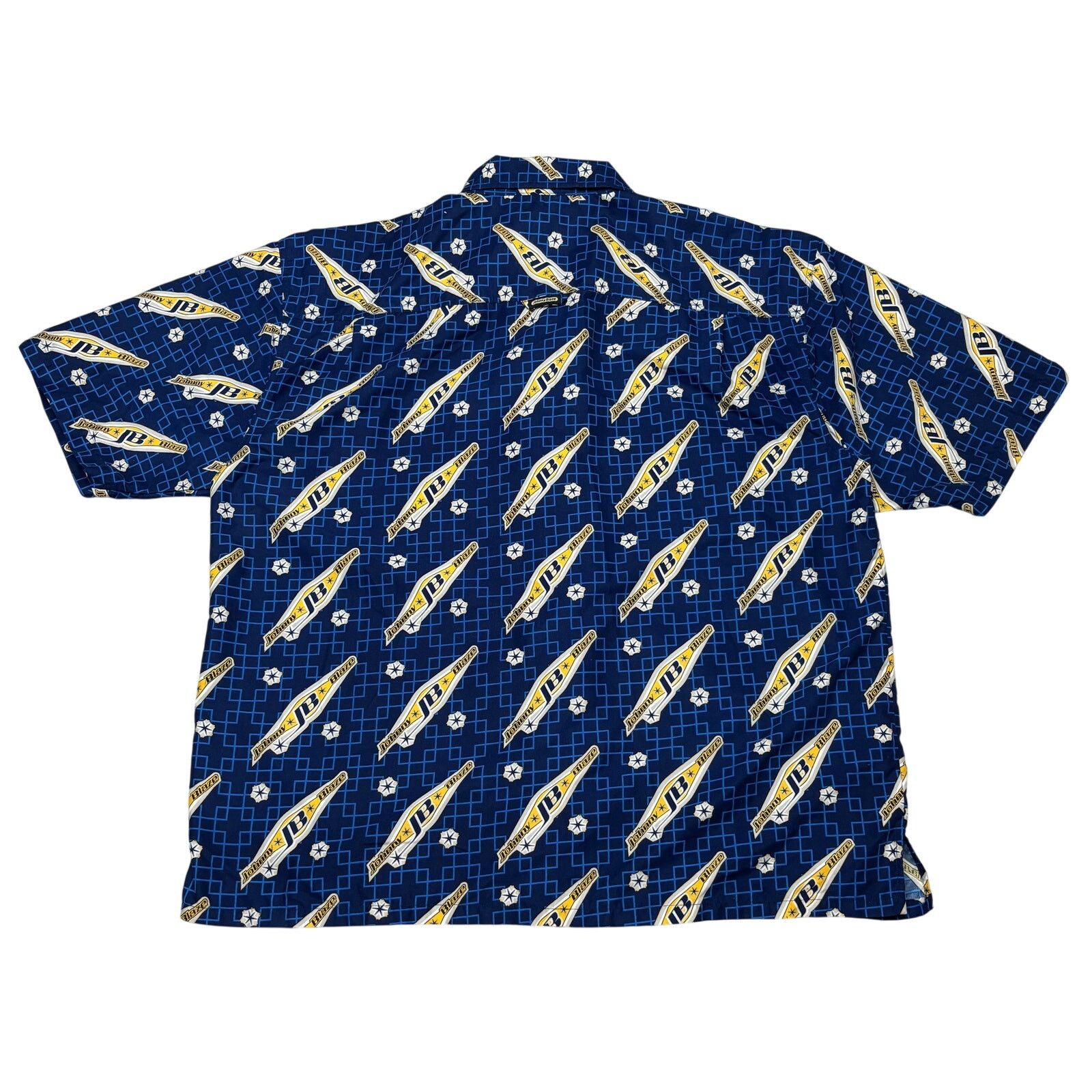 Vintage VTG Johnny Blaze Logo Button Up Men's Large Method Man Size US L / EU 52-54 / 3 - 3 Thumbnail
