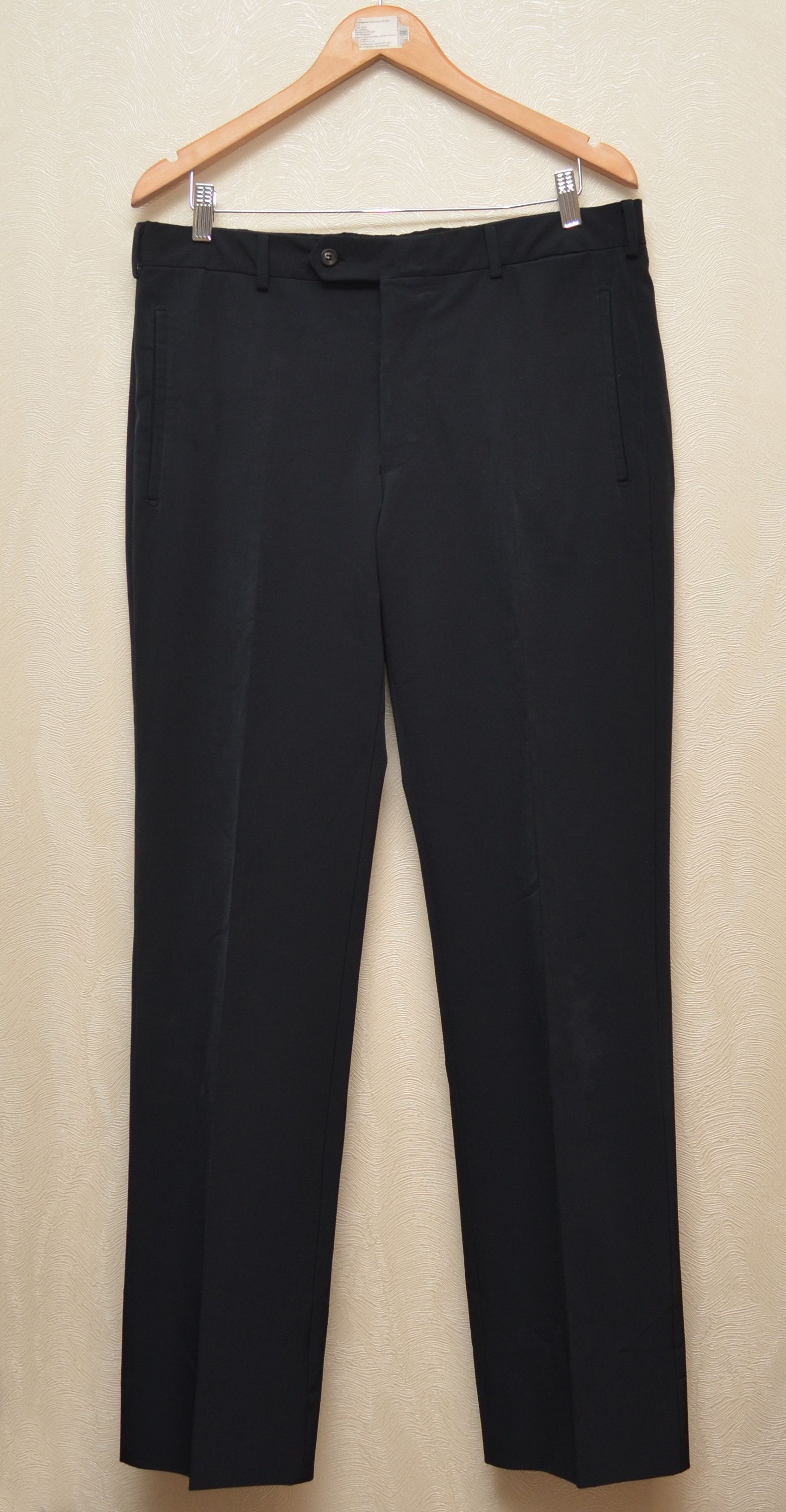 image of Prada Dark Navy Classic Pants Cotton/nylon Trousers Size 50, Men's