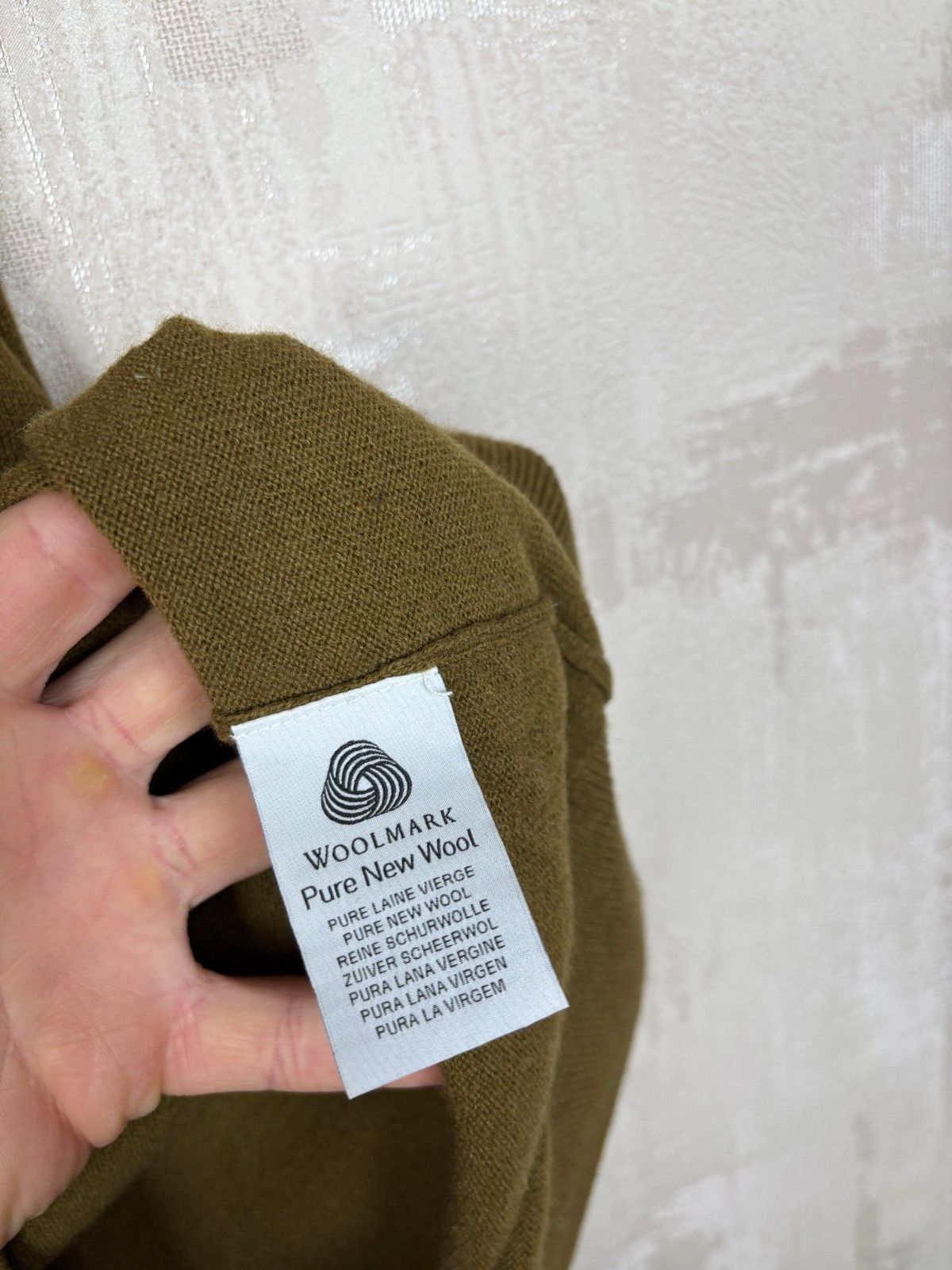 Lacoste Lacoste Wool Sweater Crew Neck Size XL-XXL Olive Green Size US XL / EU 56 / 4 - 8 Thumbnail