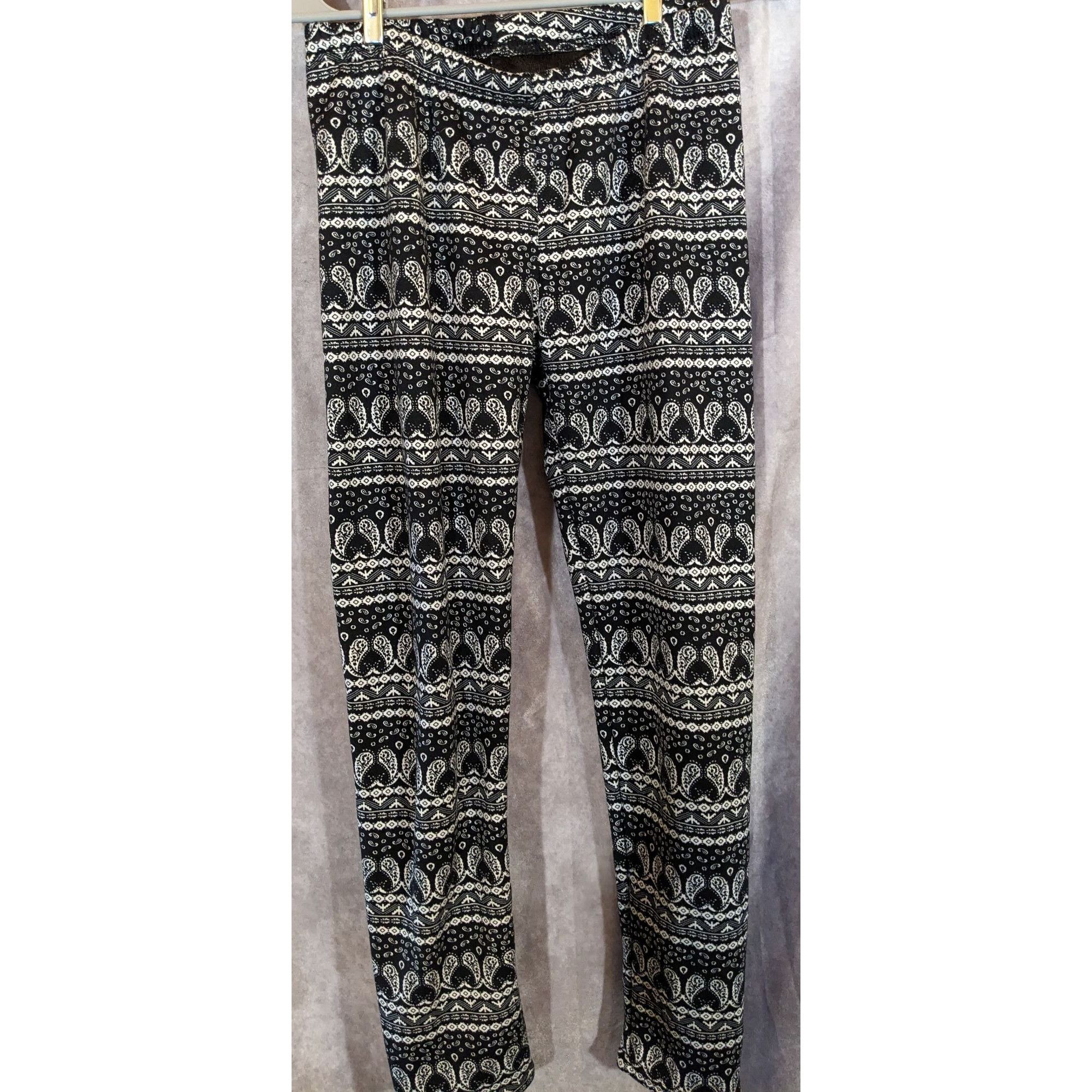 Other Cozy Fur-Lined Paisley Print Leggings Size 26" / US 2 / IT 38 - 2 Thumbnail