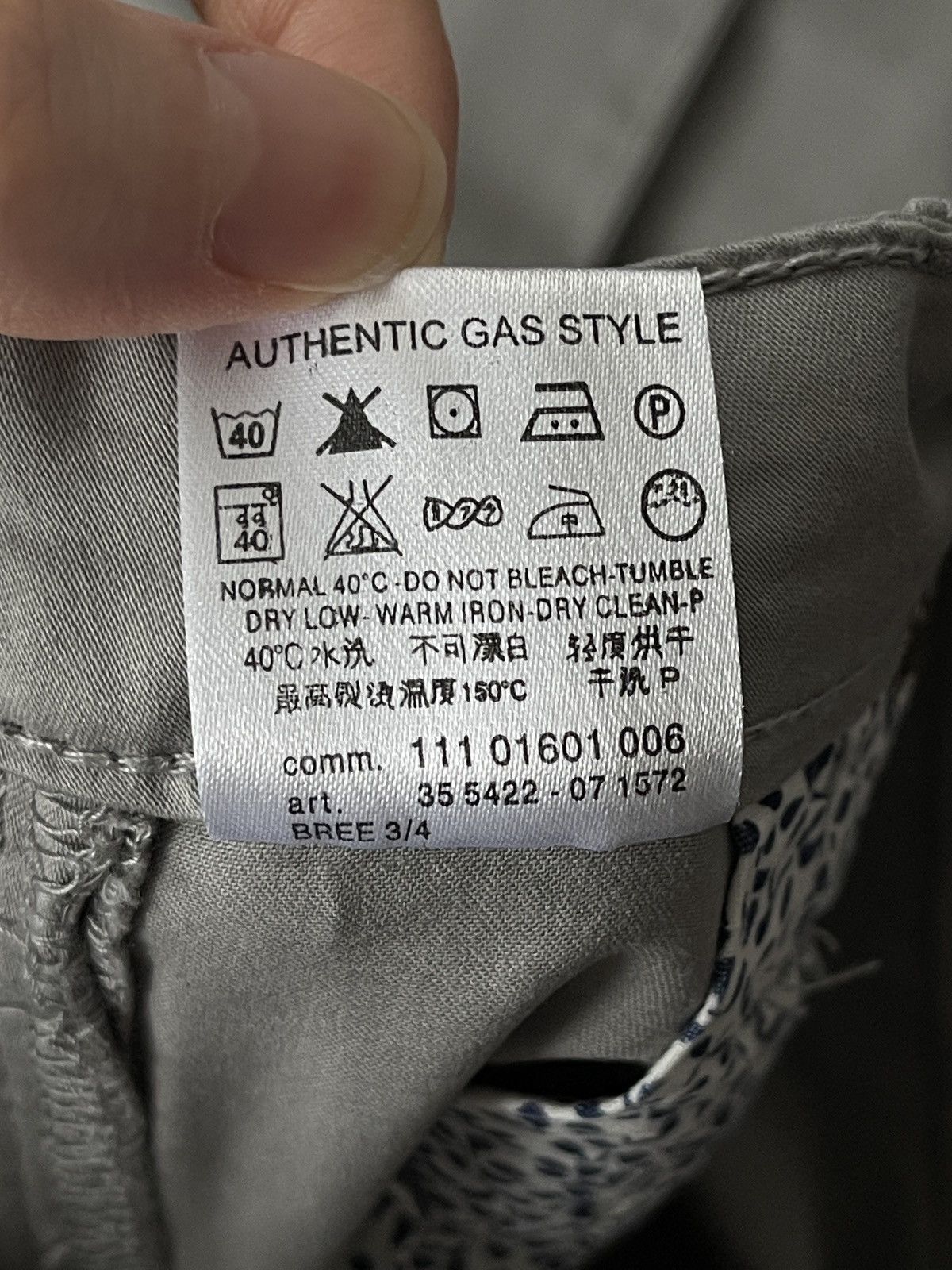 GAS Gas gray capri shorts Size 28" / US 6 / IT 42 - 7 Thumbnail