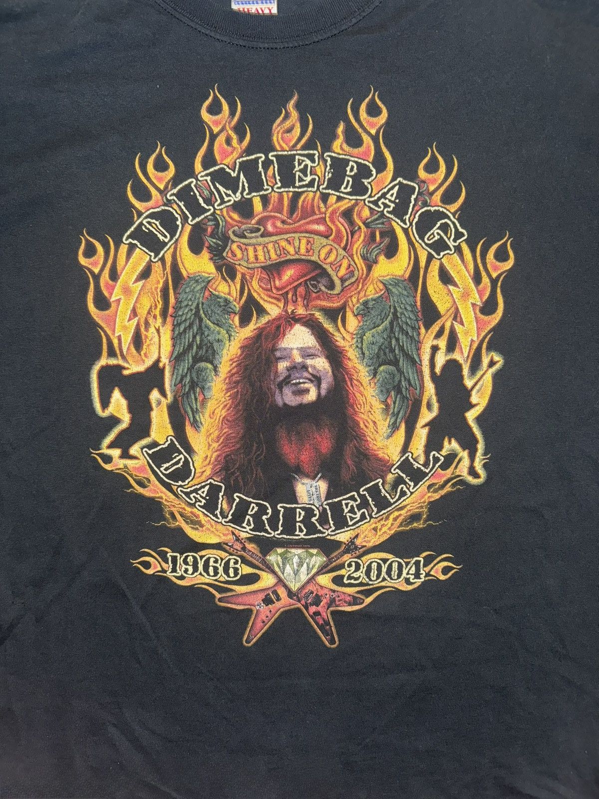Band Tees Vintage 2004 Dimebag Darrell RIP Memorial Pantera Tee Y2K Size US XL / EU 56 / 4 - 2 Thumbnail