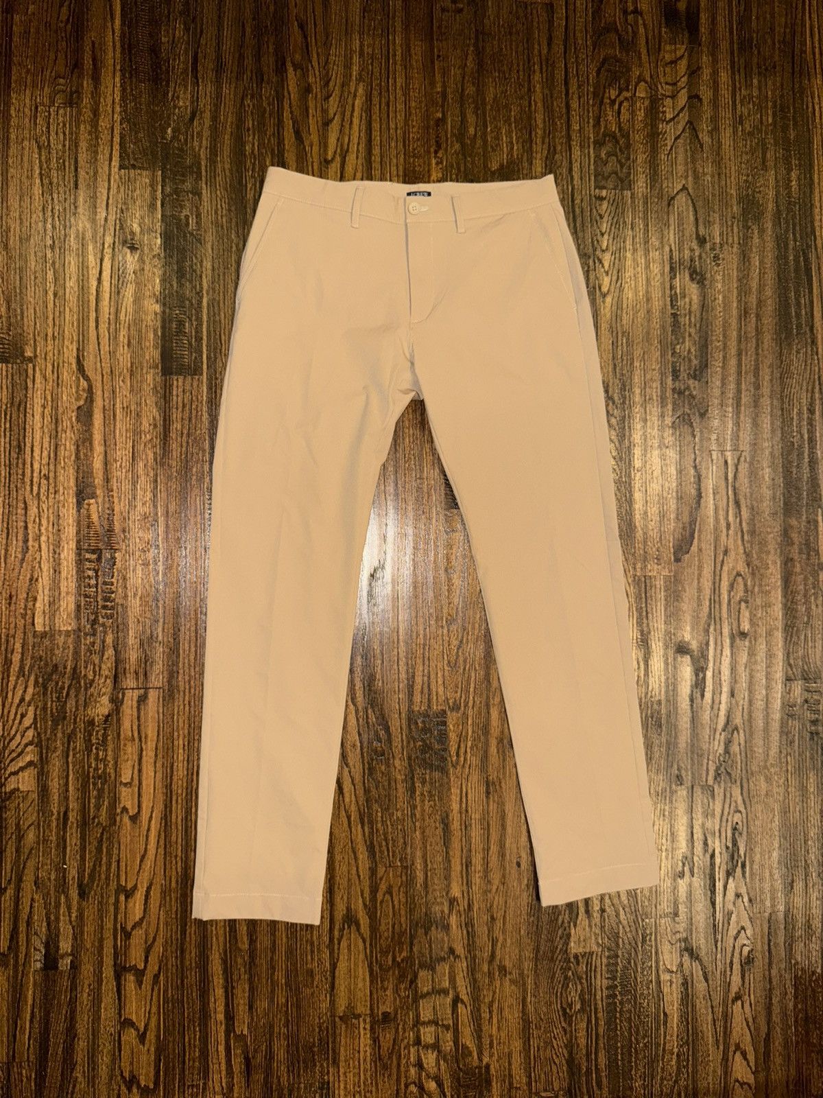 J.Crew J. Crew 32 X 34 Khaki Tan Slim Fit Flex Tech Pant Chino Size US 32 / EU 48 - 2 Thumbnail
