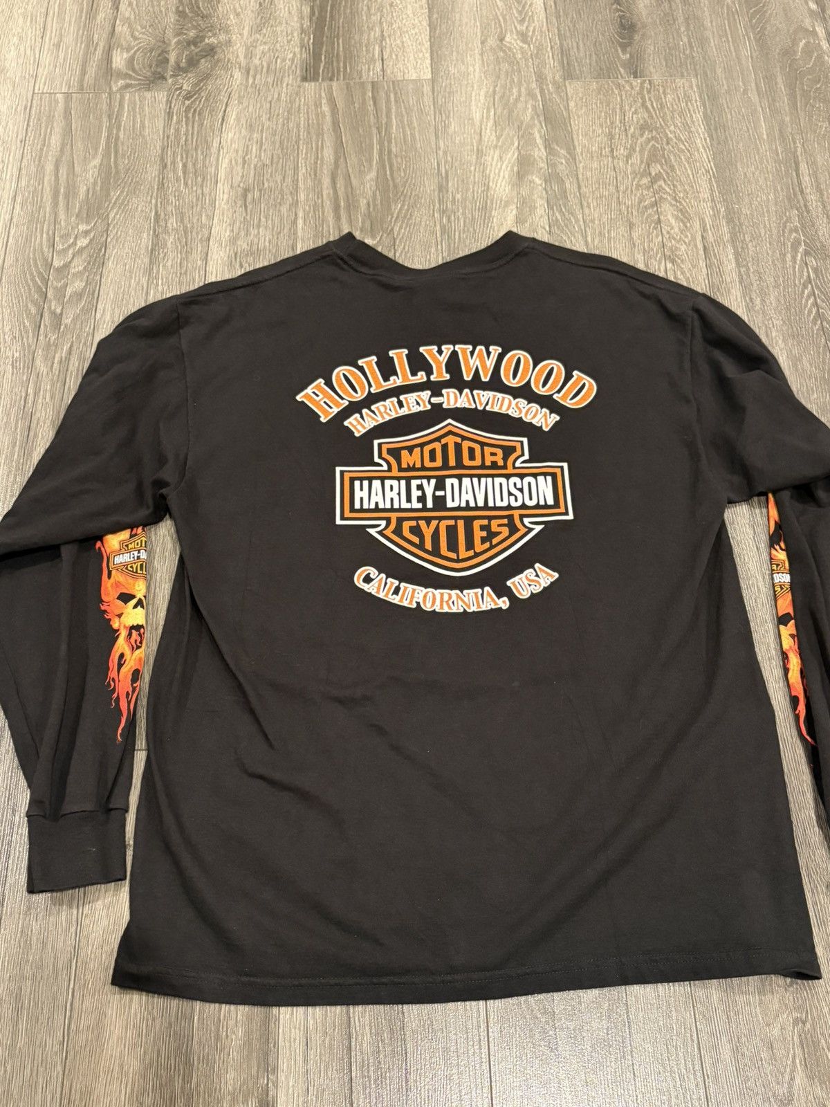 Harley Davidson Harley Davidson long sleeve flames Size US L / EU 52-54 / 3 - 5 Thumbnail