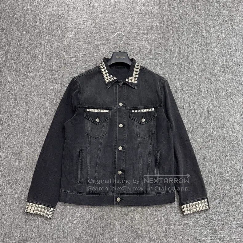 Gucci Gucci Fleece black panther rivet denim jacket Size US M / EU 48-50 / 2 - 1 Thumbnail