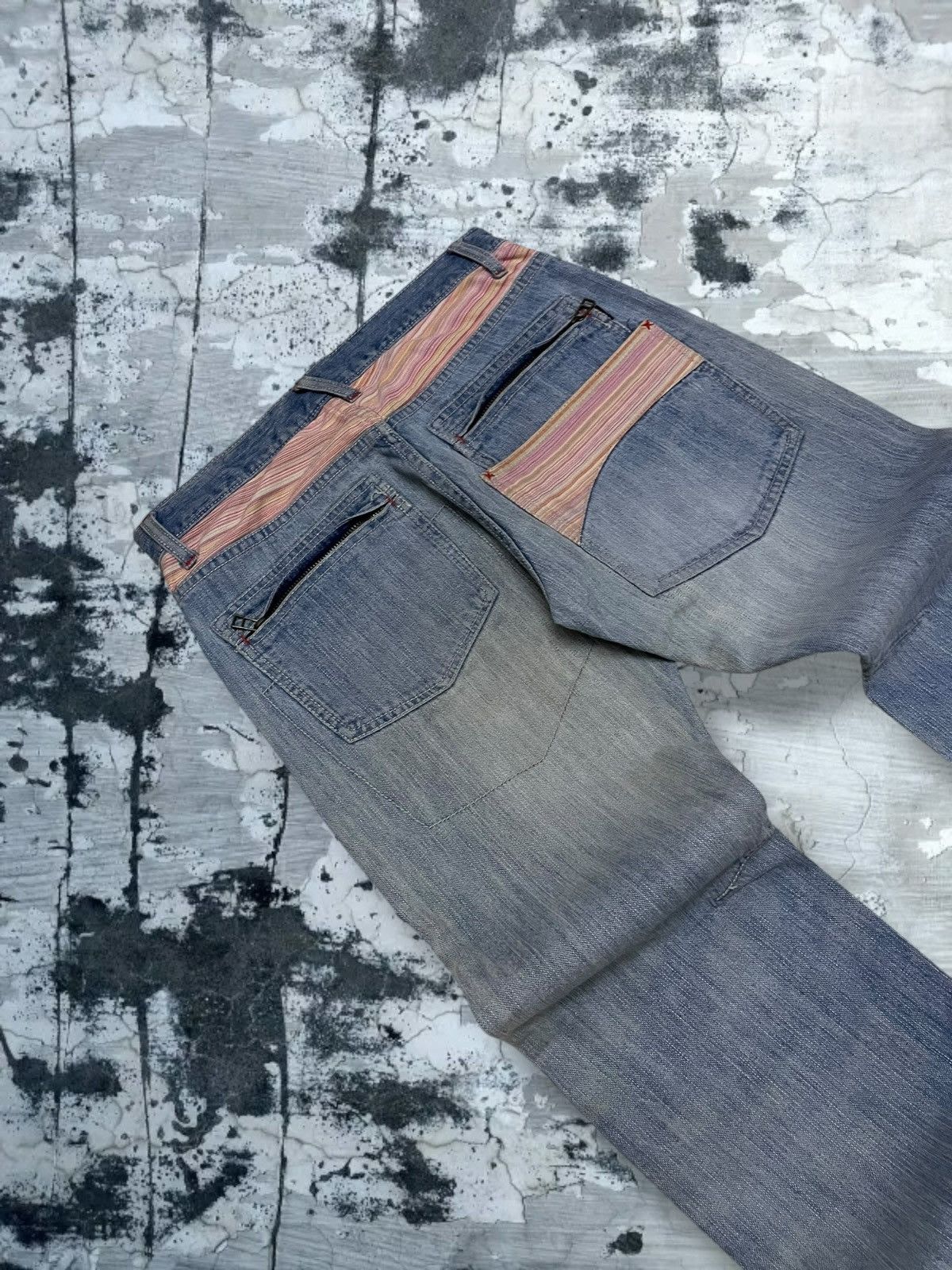 Japanese Brand Vintage 1990s Japan Designer Wild Khakis Engineered Denim Size US 30 / EU 46 - 14 Thumbnail
