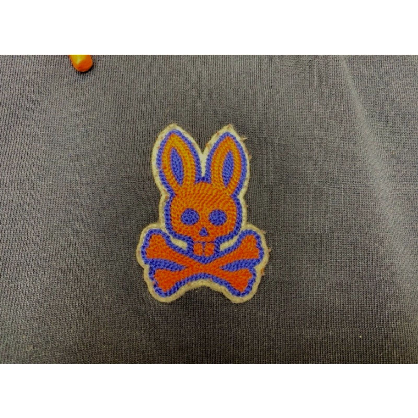 Psycho Bunny Psycho Bunny Hoodie Mens 3XL Blue Orange Full Zip Long Sleeve Sweatshirt Logo Size US XXL / EU 58 / 5 - 6 Thumbnail