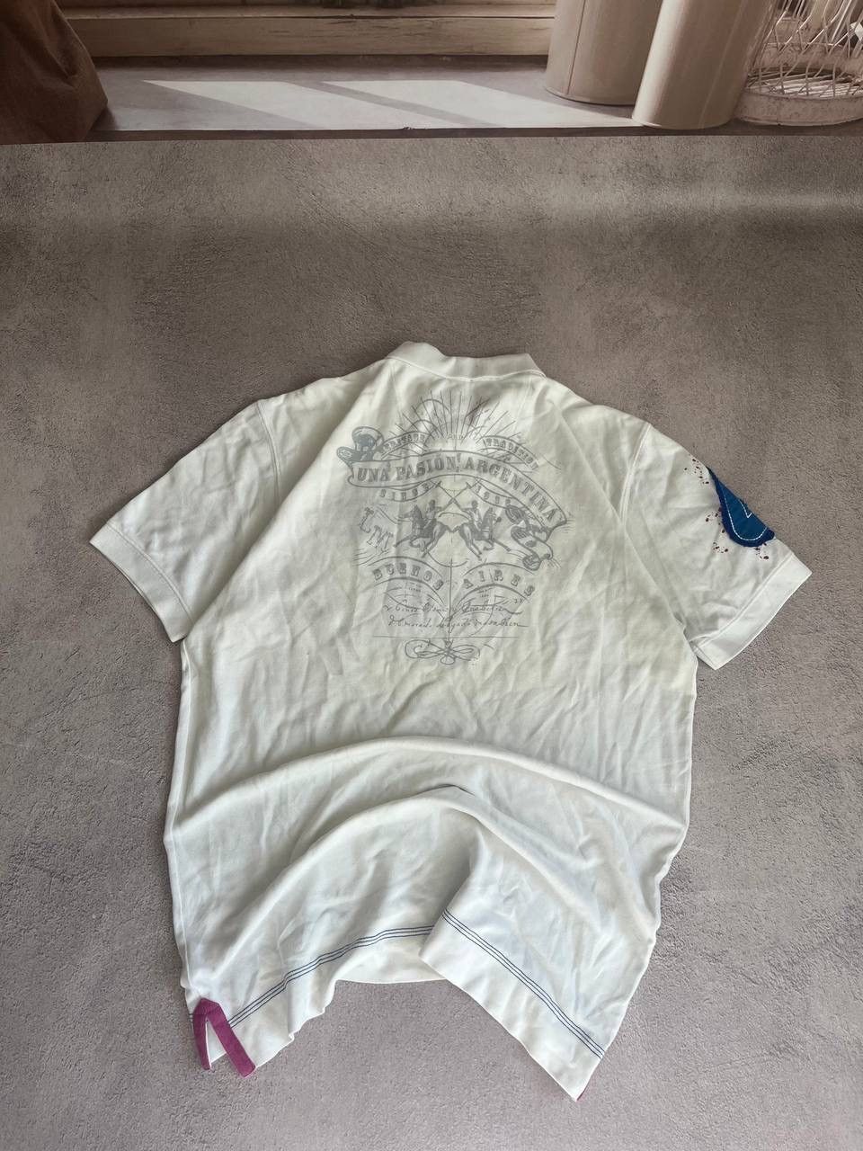 Polo Ralph Lauren × Vintage Polo Ralph Lauren style oversized distressed rugby polo Size US XL / EU 56 / 4 - 5 Thumbnail