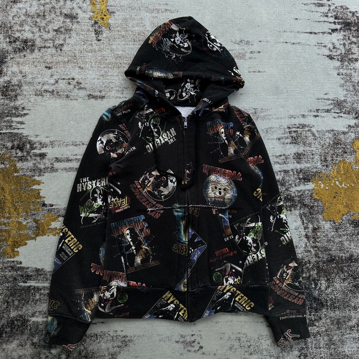 トップス HYSTERIC GLAMOUR All-over print hoodie HYSTERIC GLAMOUR All Over Print Hoodie S Hoodie