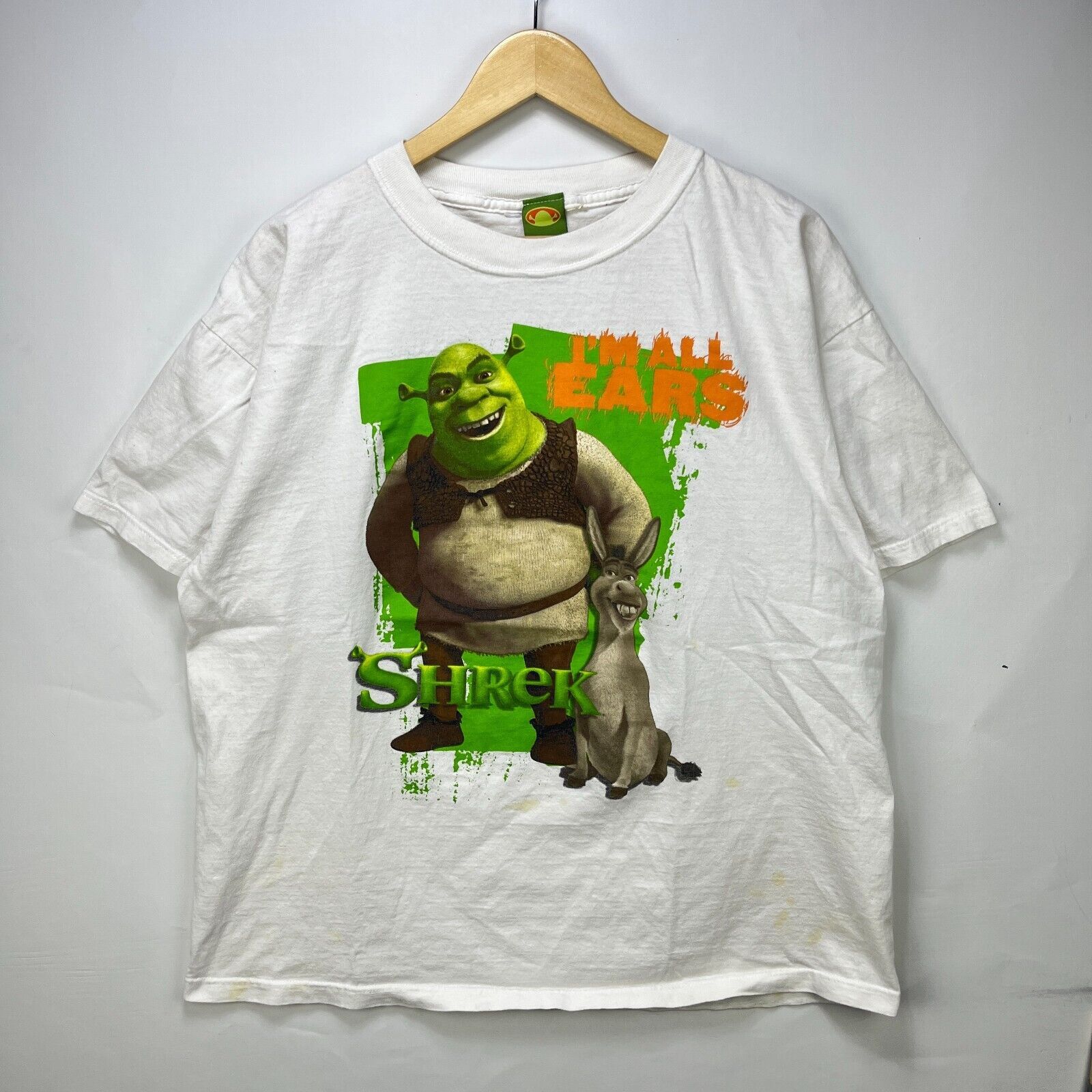 Vintage Vintage Y2K Shrek 2 Movie Promo T Shirt XL I'm All Ears 2004 Size US XL / EU 56 / 4 - 1 Thumbnail